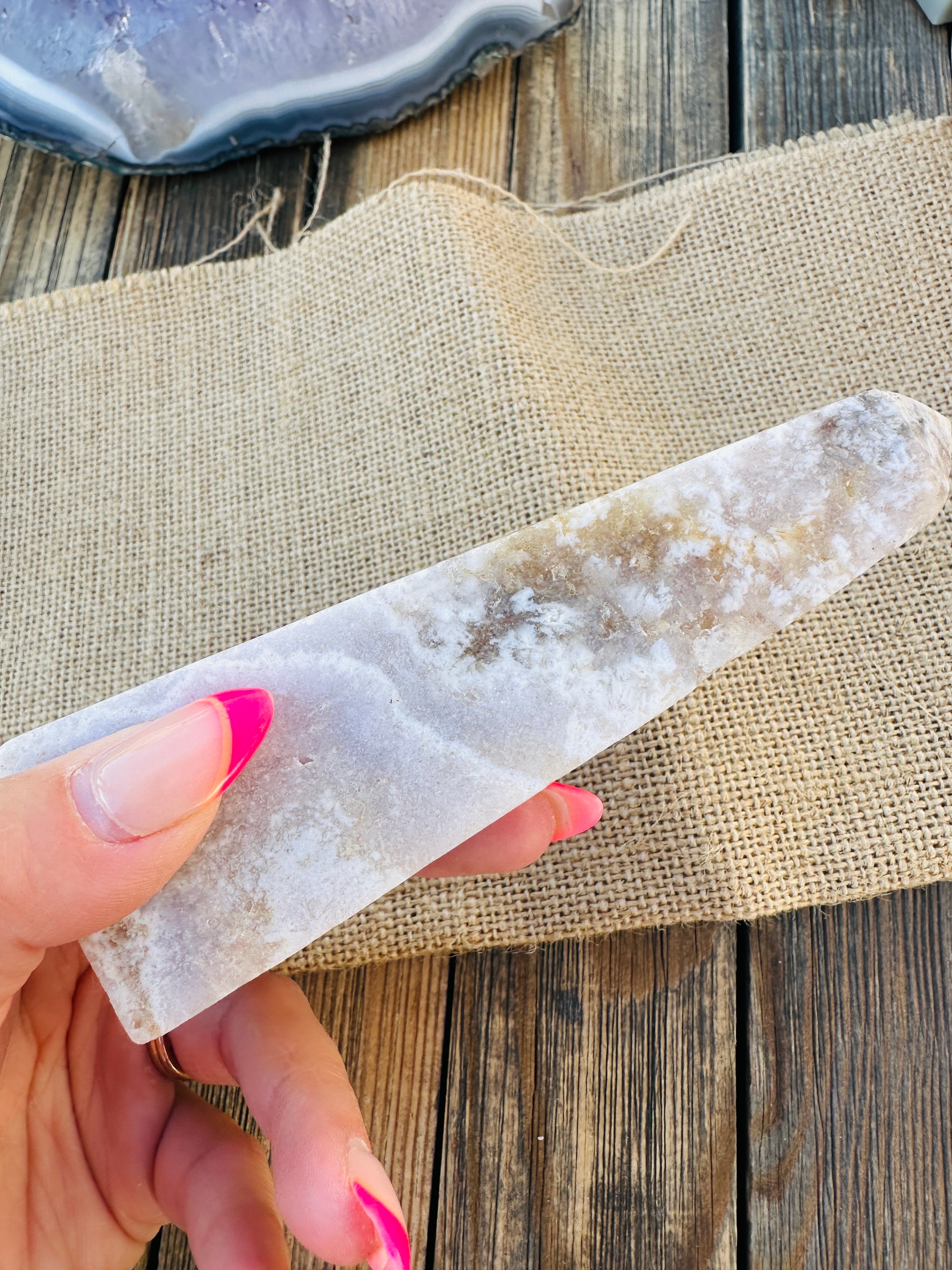 ✨ Nizhoni Crystals ✨  Pink Amethyst Tower