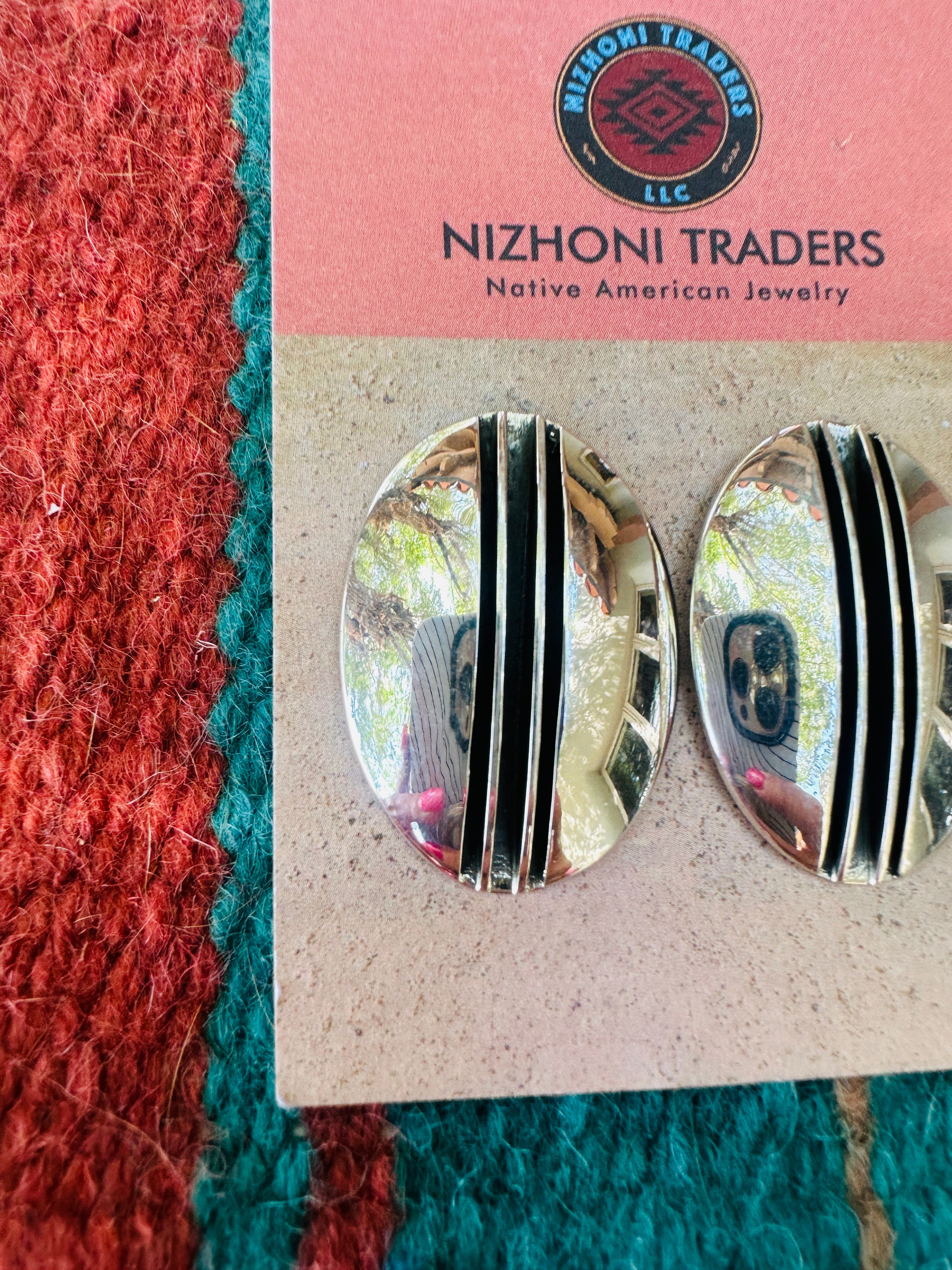 Handcrafted Sterling Silver Post Earrings