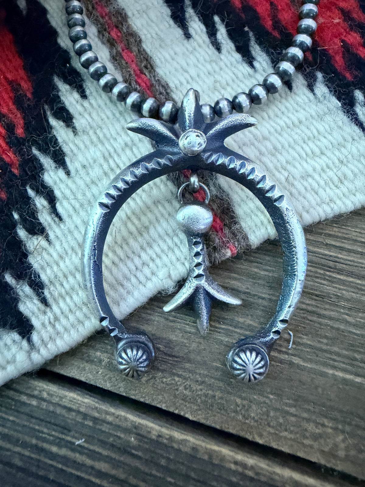 Handcrafted Sterling Silver Naja Pendant by Martha Cayatineto
