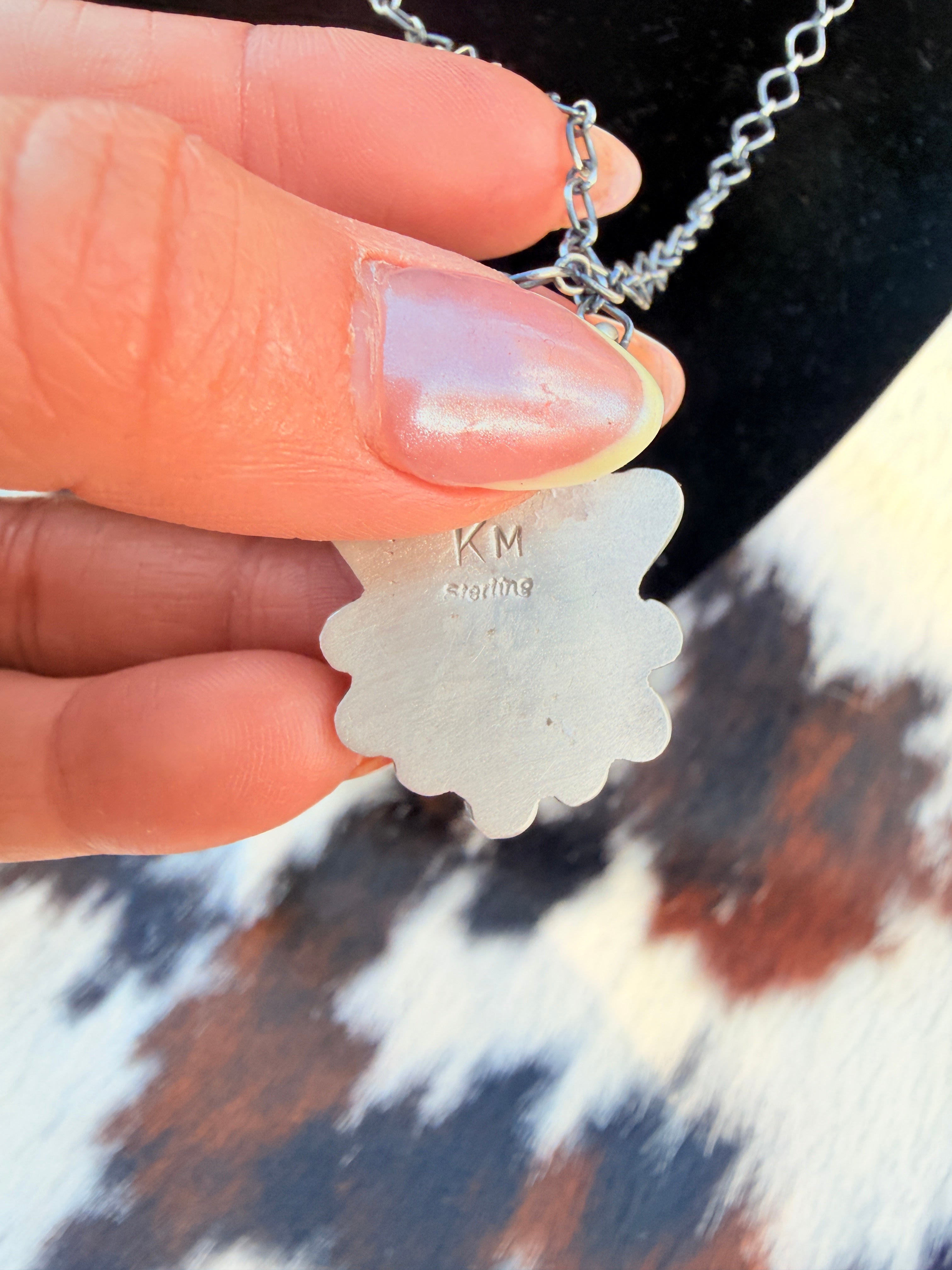 Handcrafted Spiny Oyster & Sterling Silver Necklace