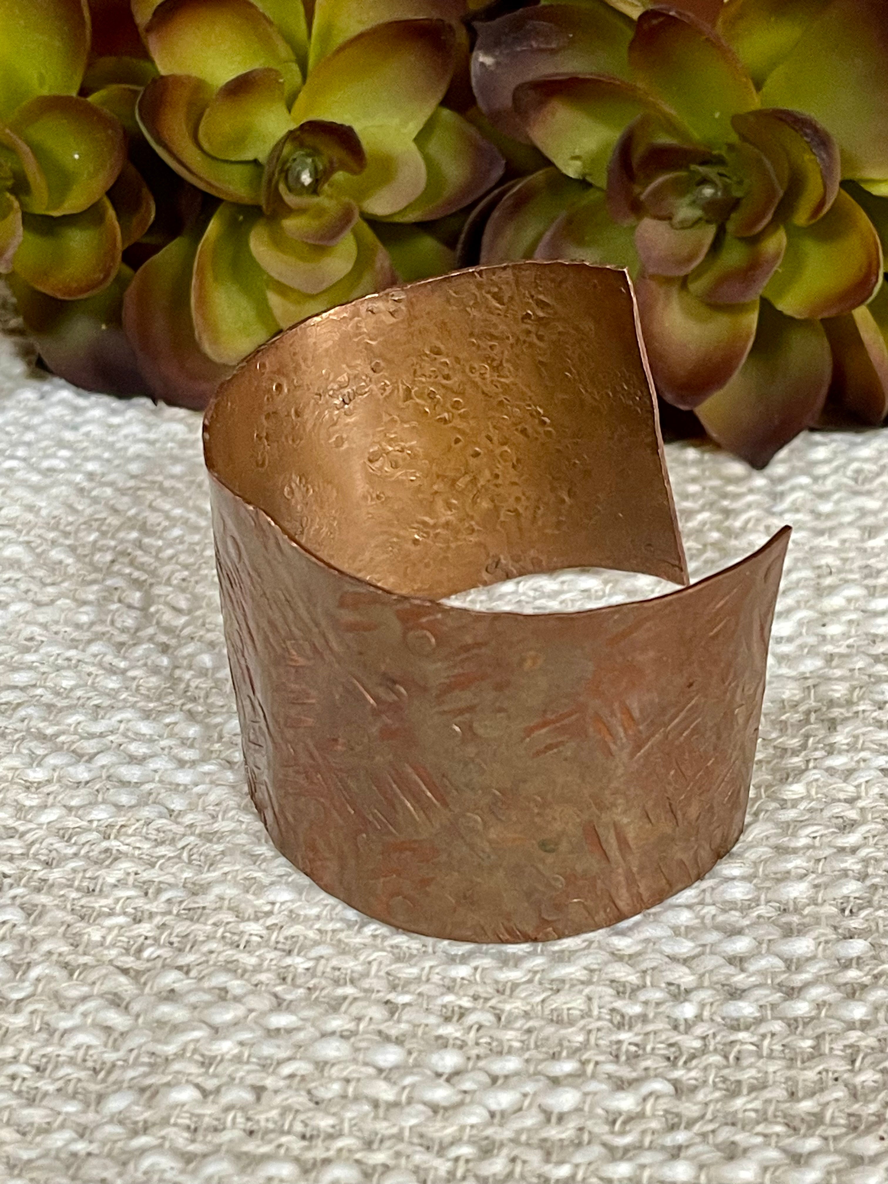 Vintage Handmade Copper Cuff