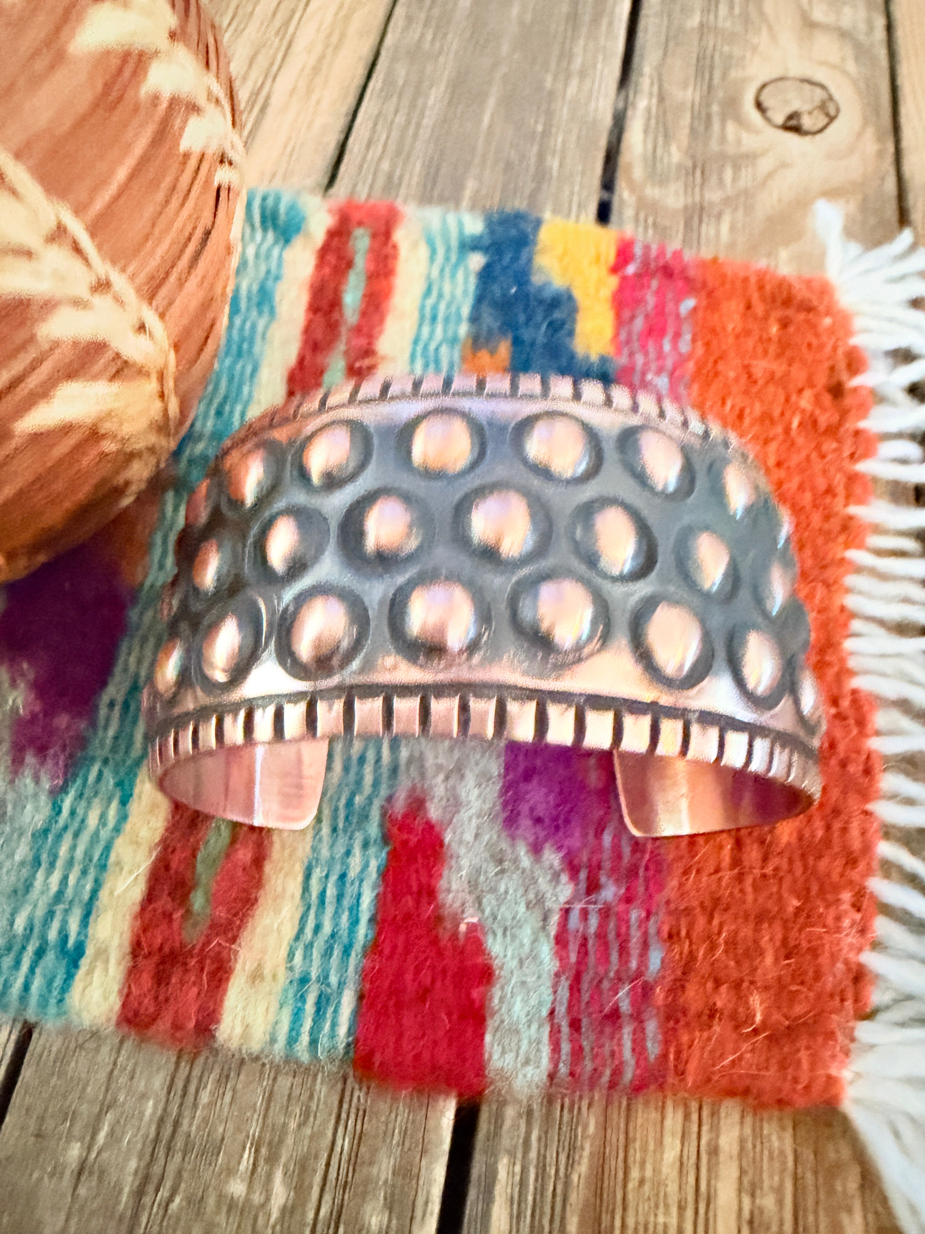 Handcrafted Copper Cuff Bracelet Jake Tahe