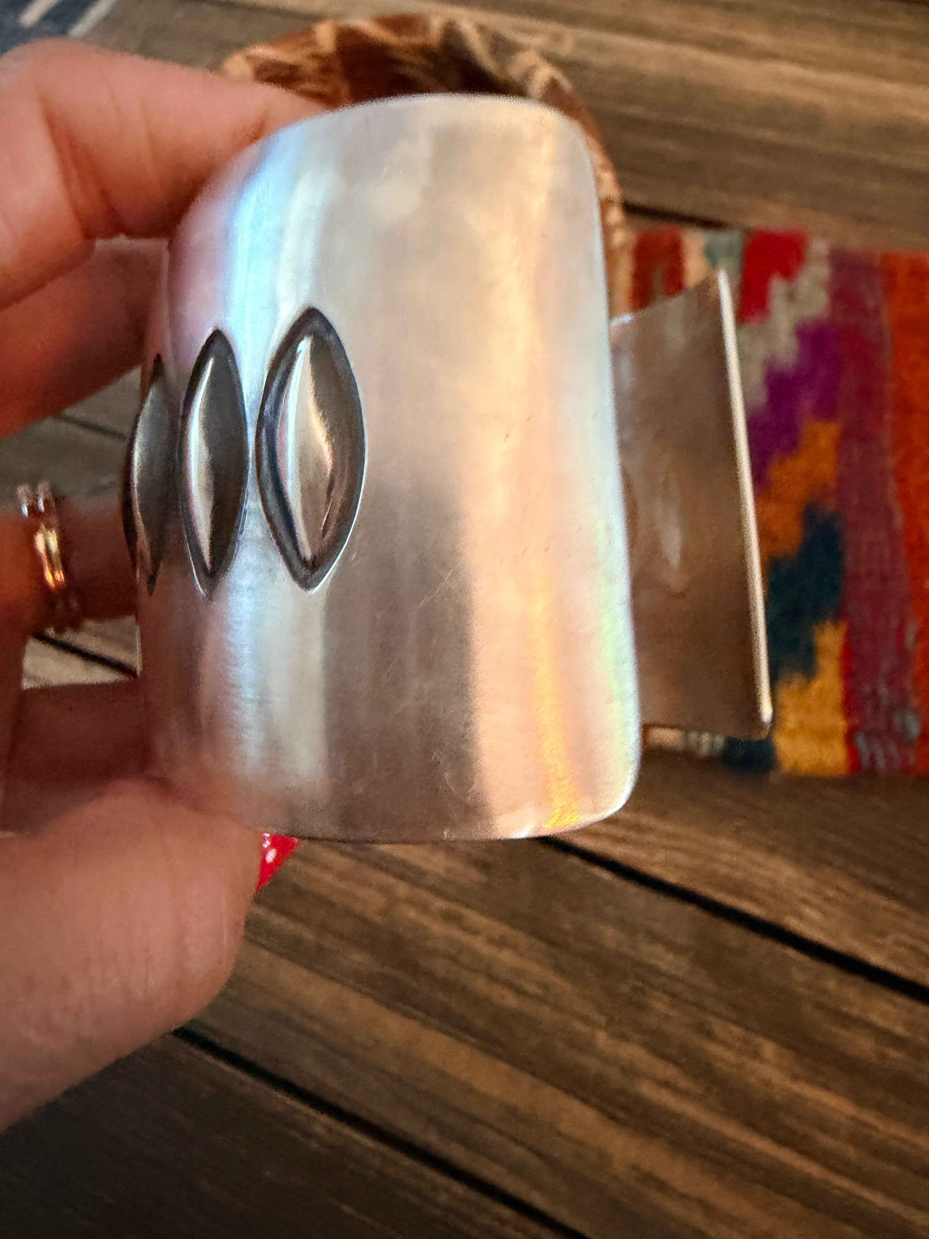 Handcrafted Sterling Silver Cuff Bracelet by Emerson Bill