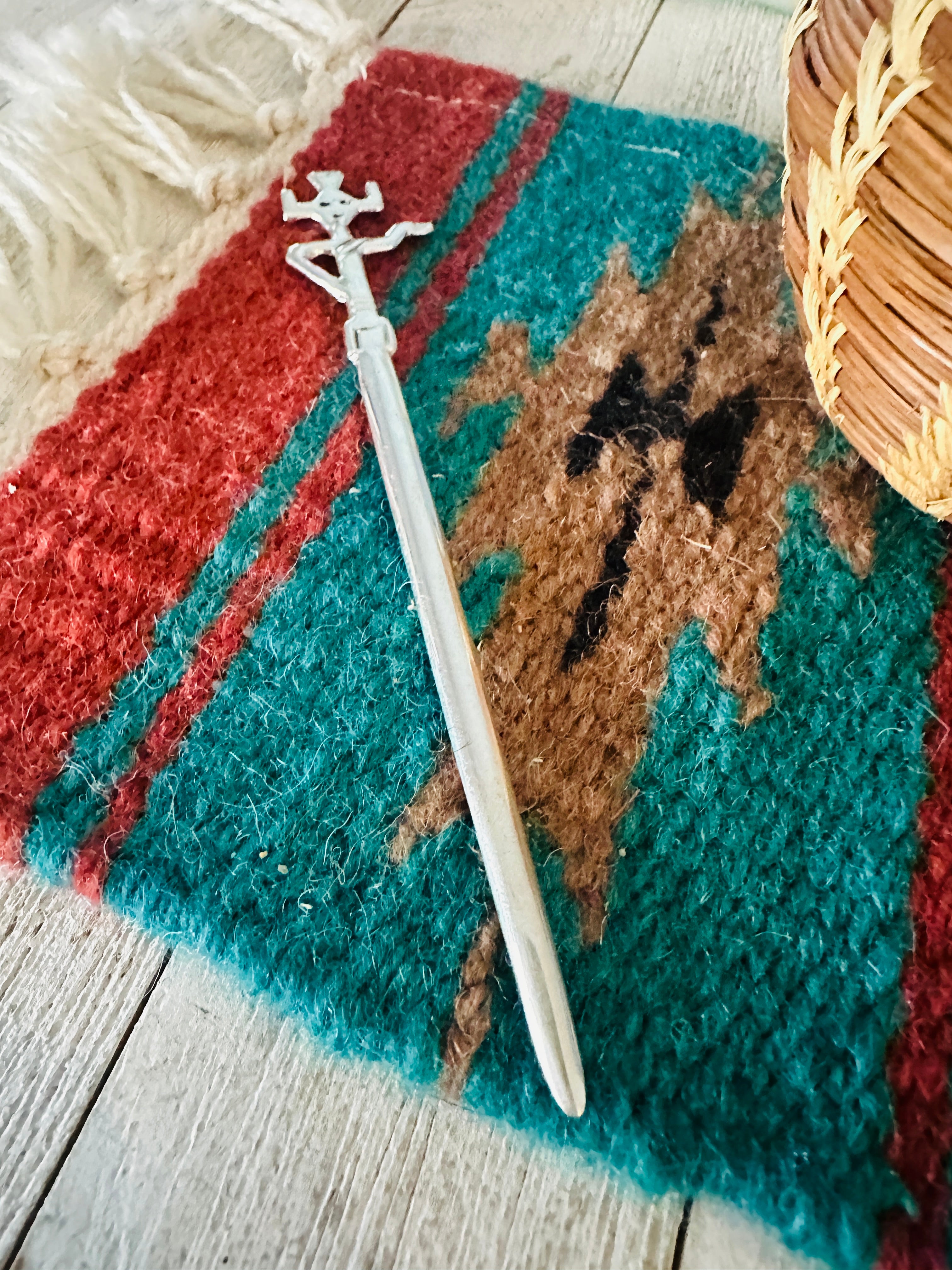 Navajo Sterling Silver Kachina Letter Opener