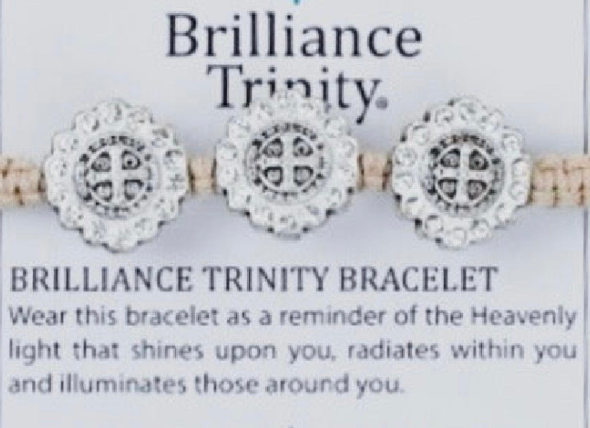 Blessed Brilliance Trinity Bracelet