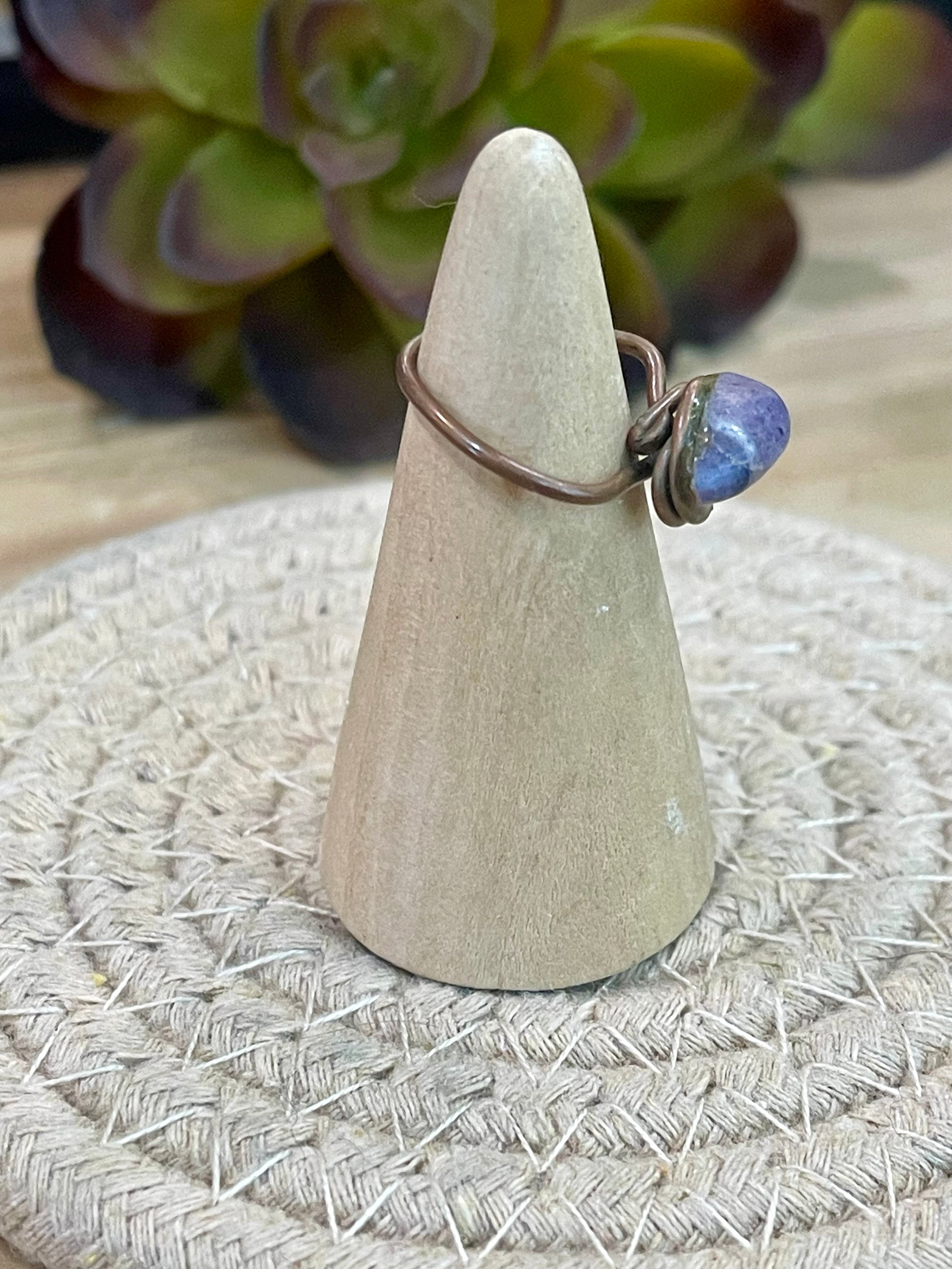 Vintage Handmade Copper Ring Sz 5