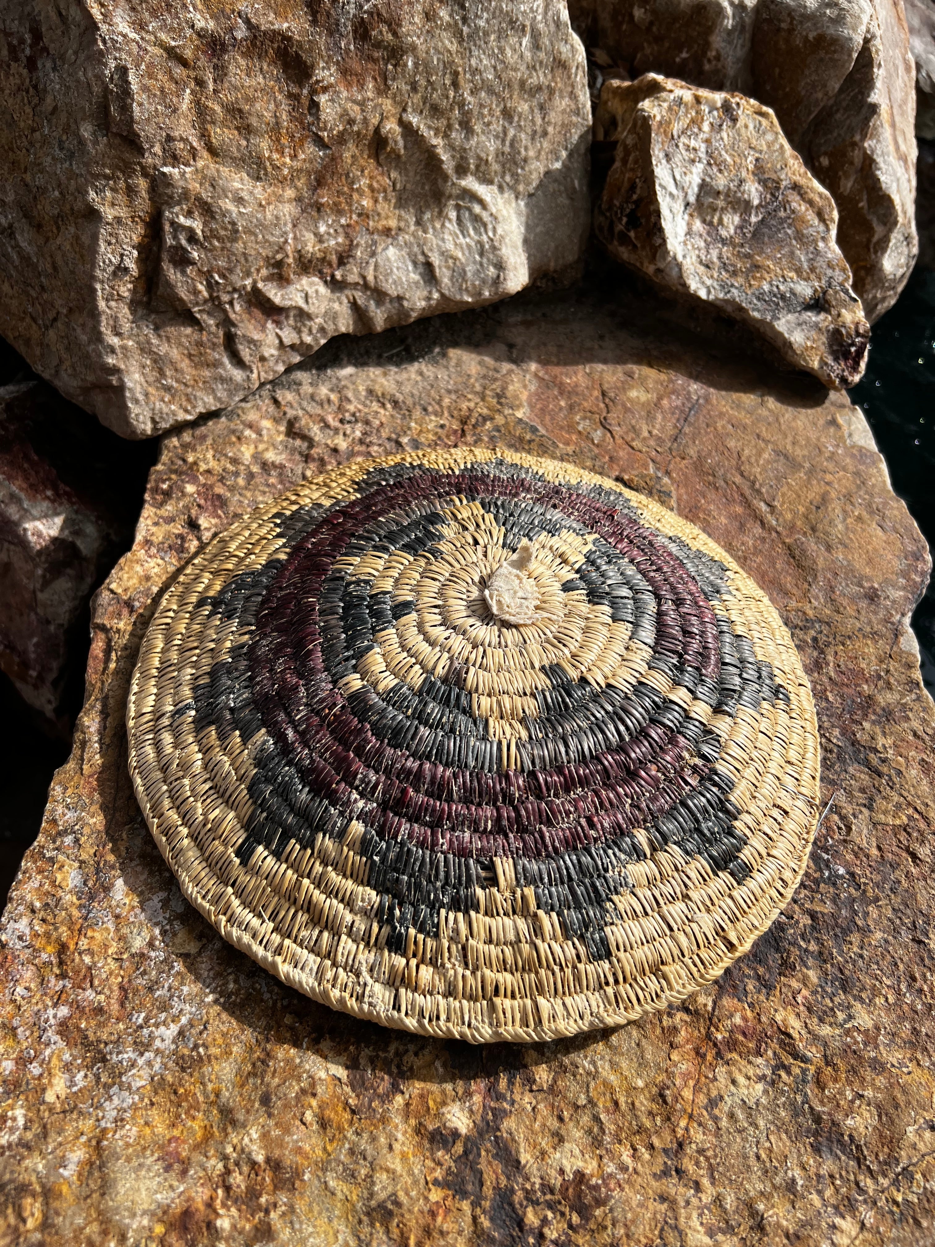 Old Pawn Handcrafted Woven Basket #3