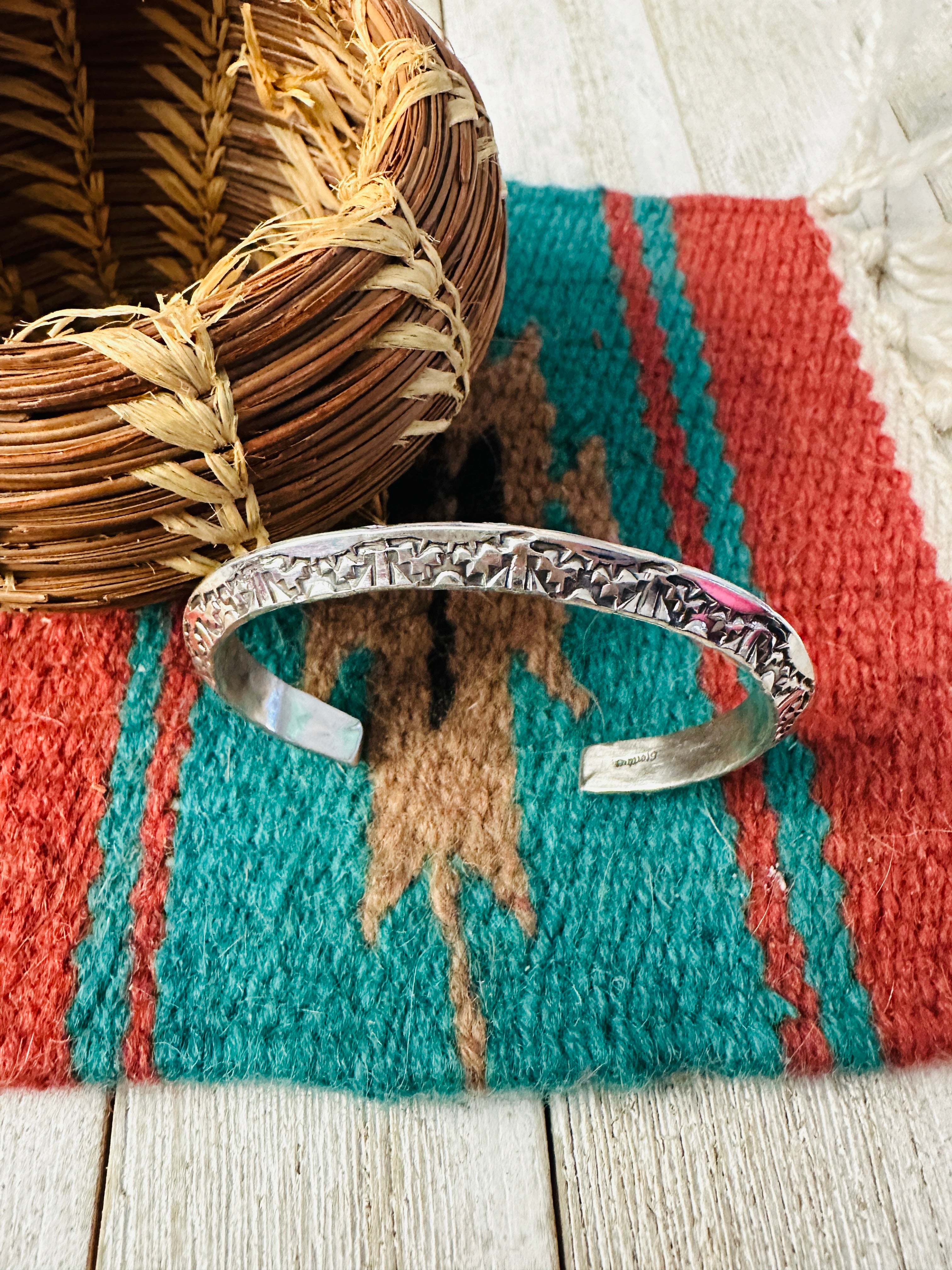 Handcrafted Sterling Silver Cuff Bracelet