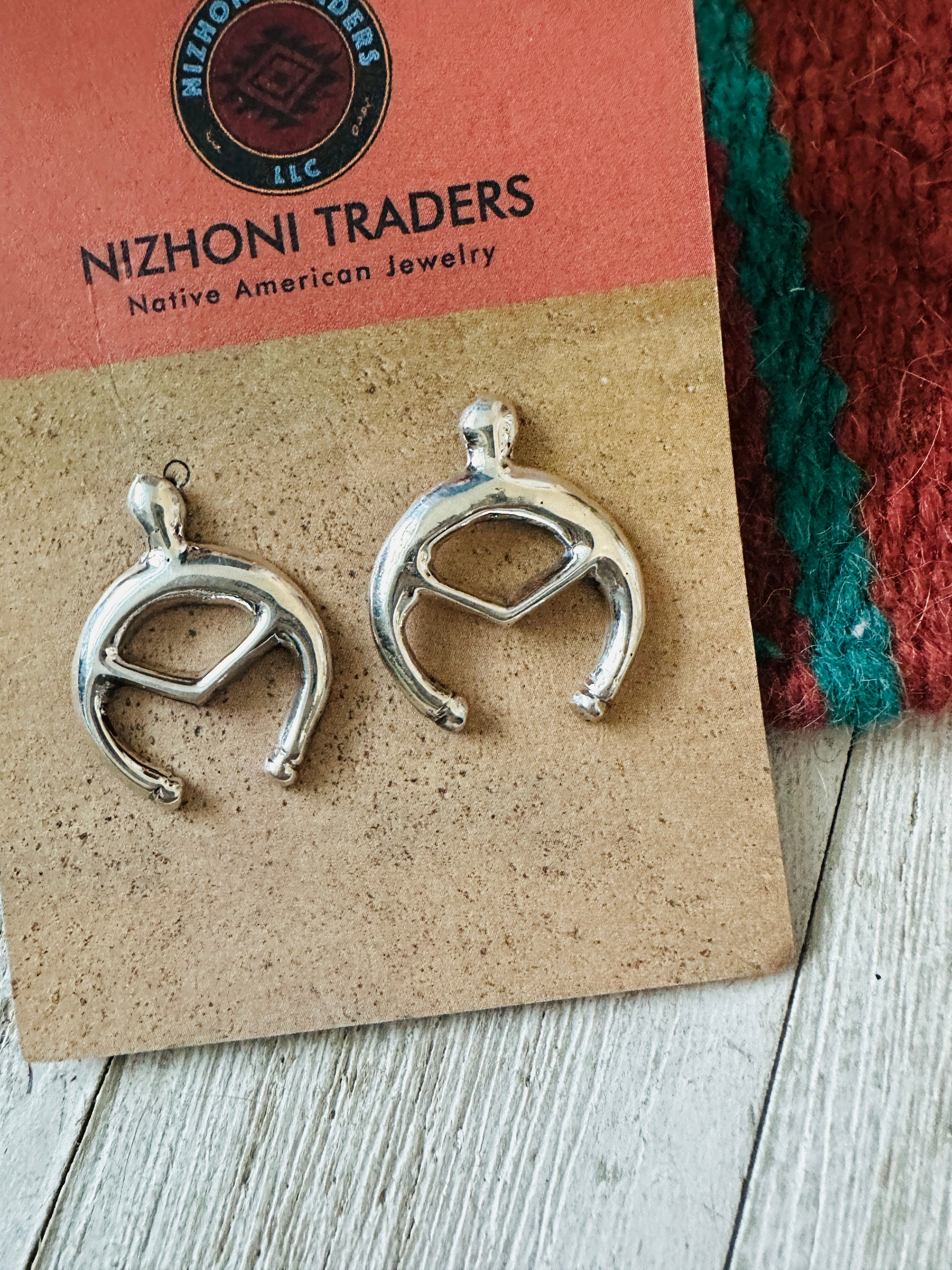 Handcrafted Sterling Silver Naja Stud Earrings