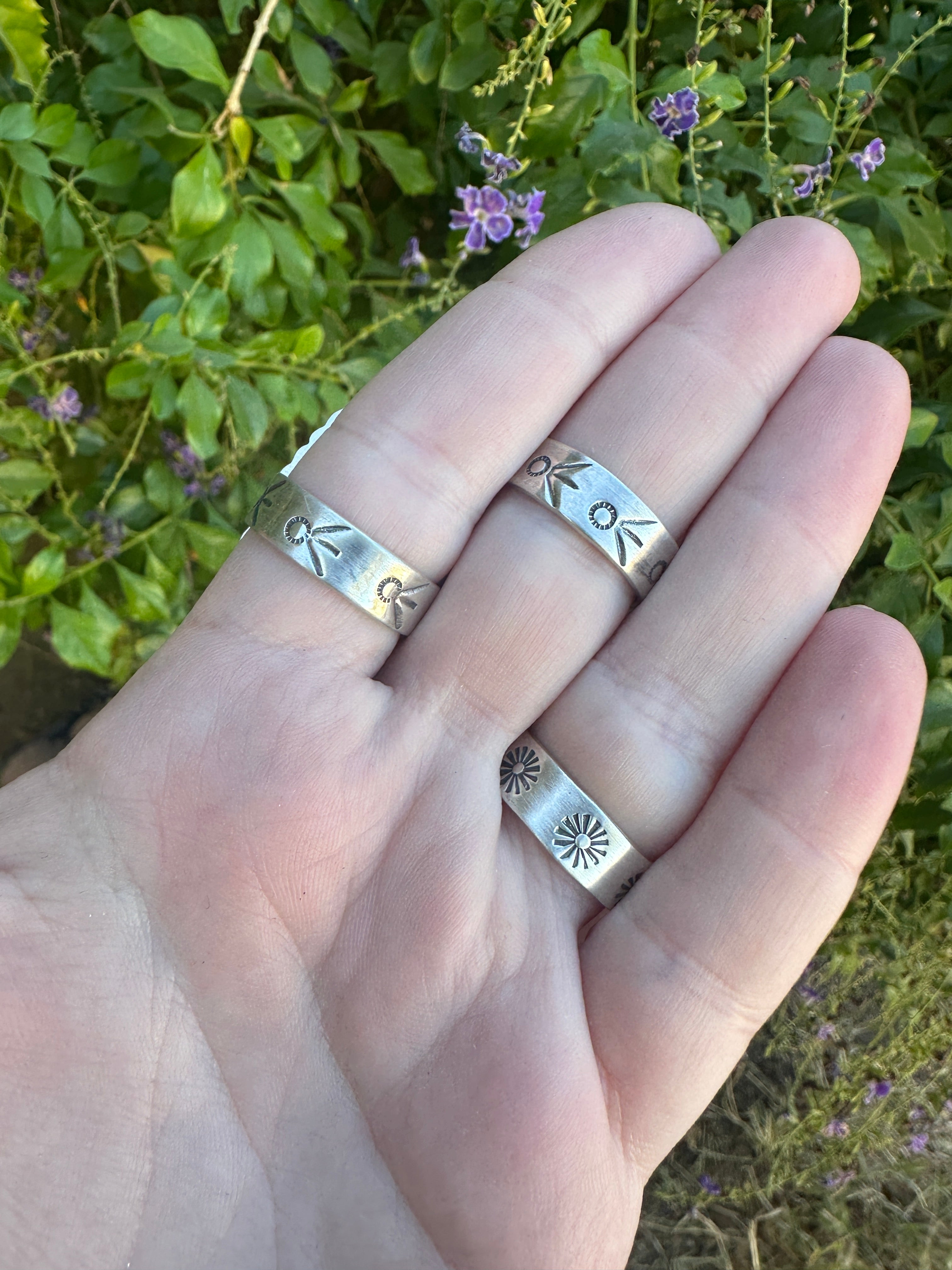 THE SILVERTON Beautiful Handmade Kingman Turquoise And Sterling Silver Adjustable Ring