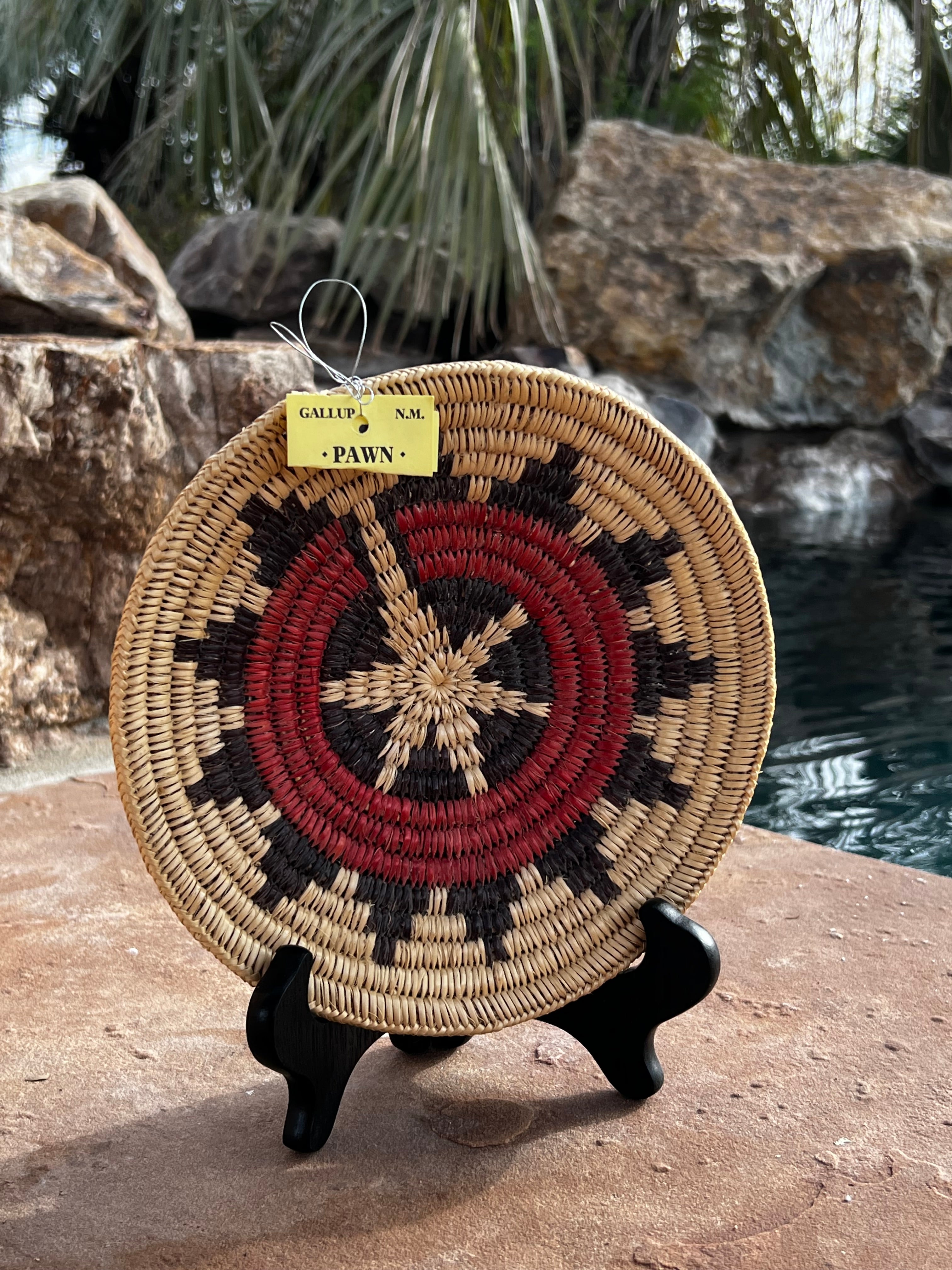 Old Pawn Handcrafted Woven Basket #1