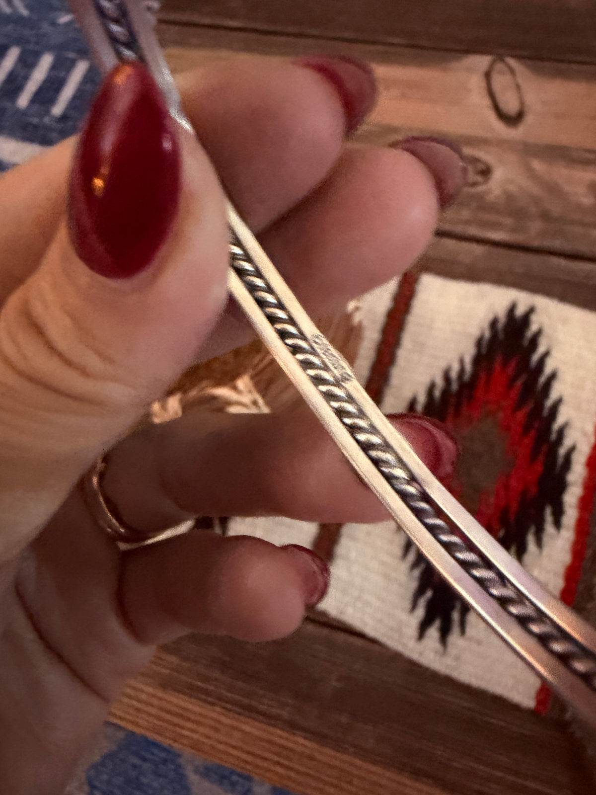 Handcrafted Turquoise & Sterling Silver Cuff Bracelet