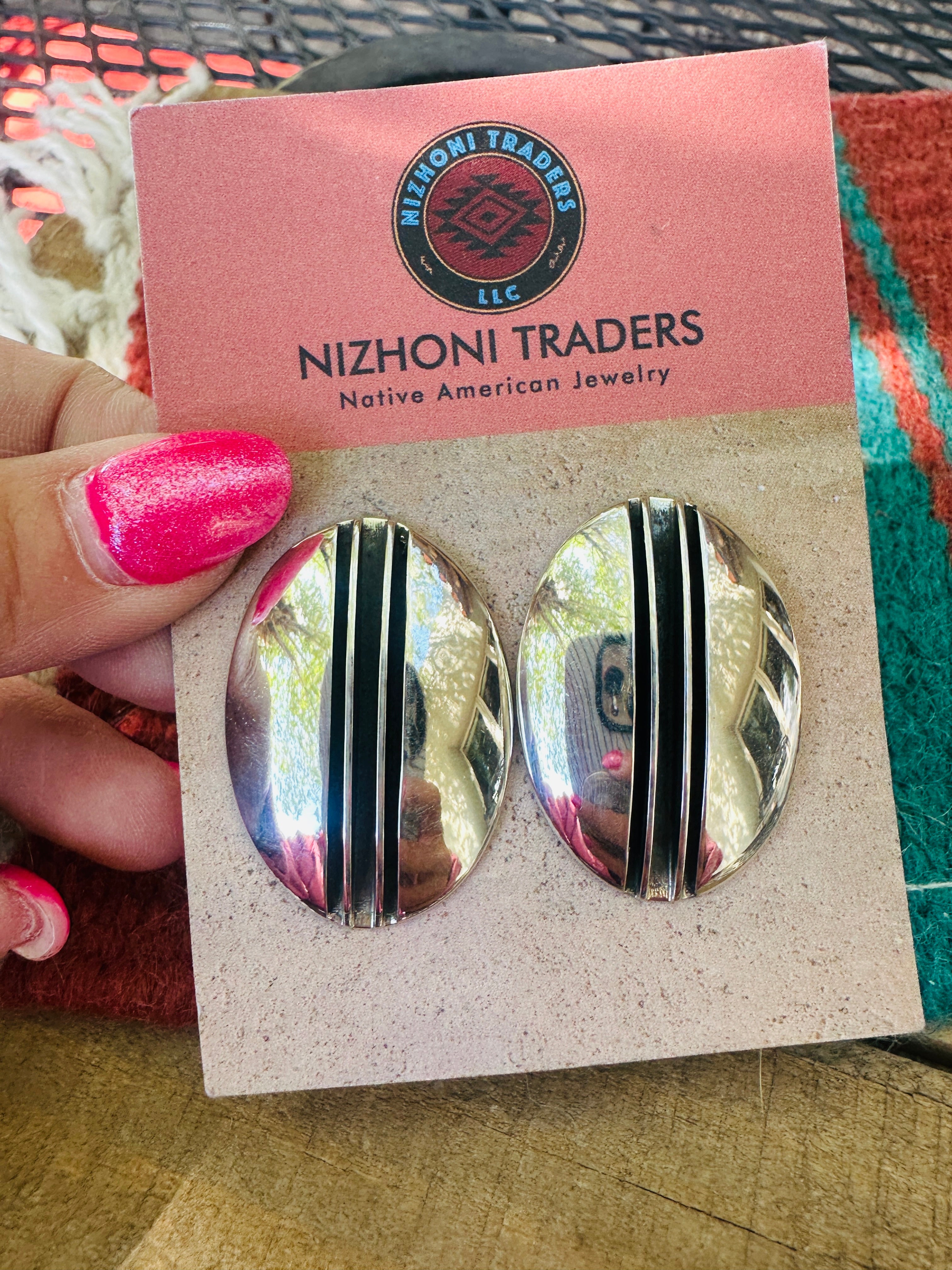 Handcrafted Sterling Silver Post Earrings