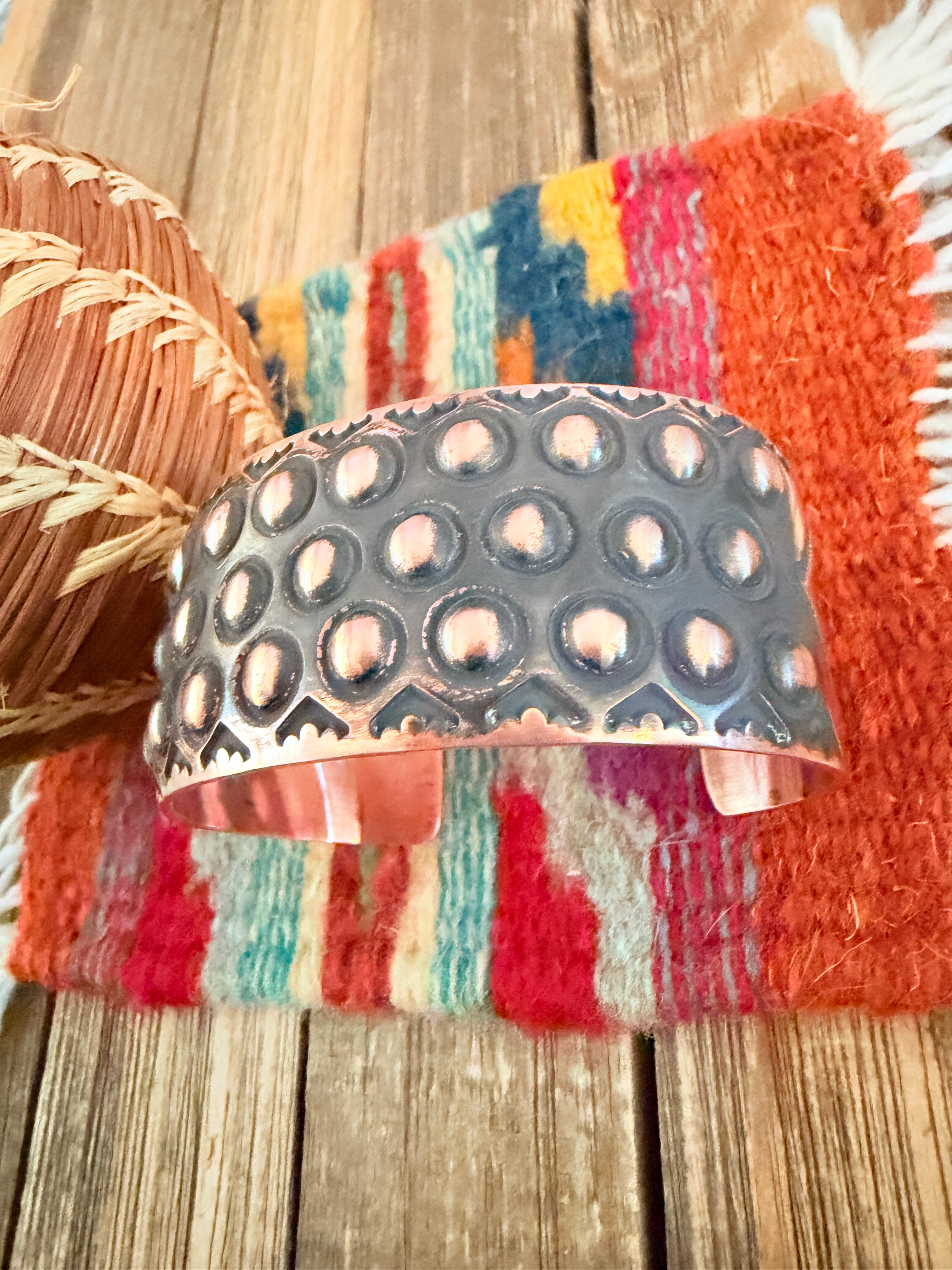 Handcrafted Copper Cuff Bracelet Jake Tahe