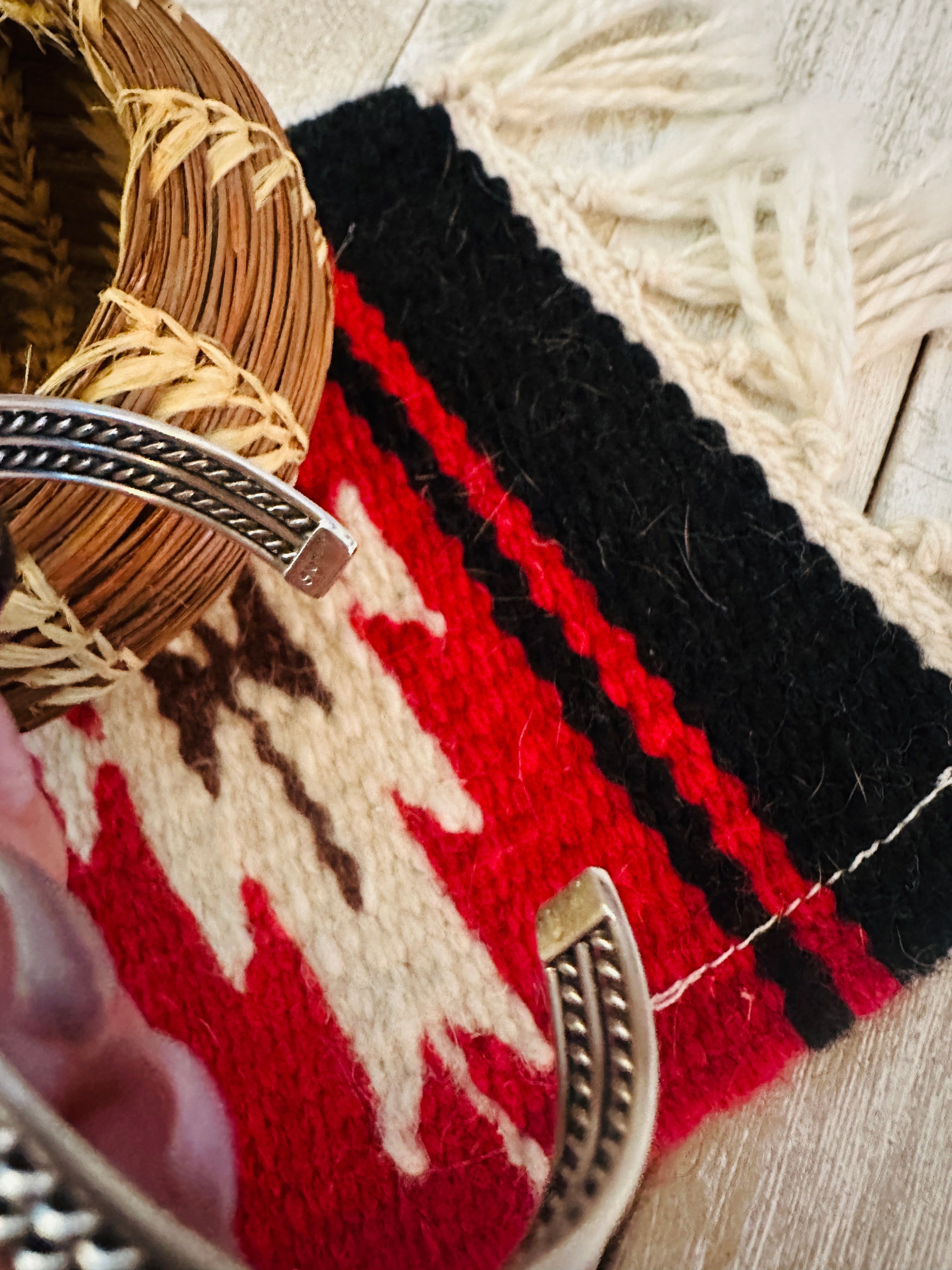 Navajo Sterling Silver Cuff Bracelet