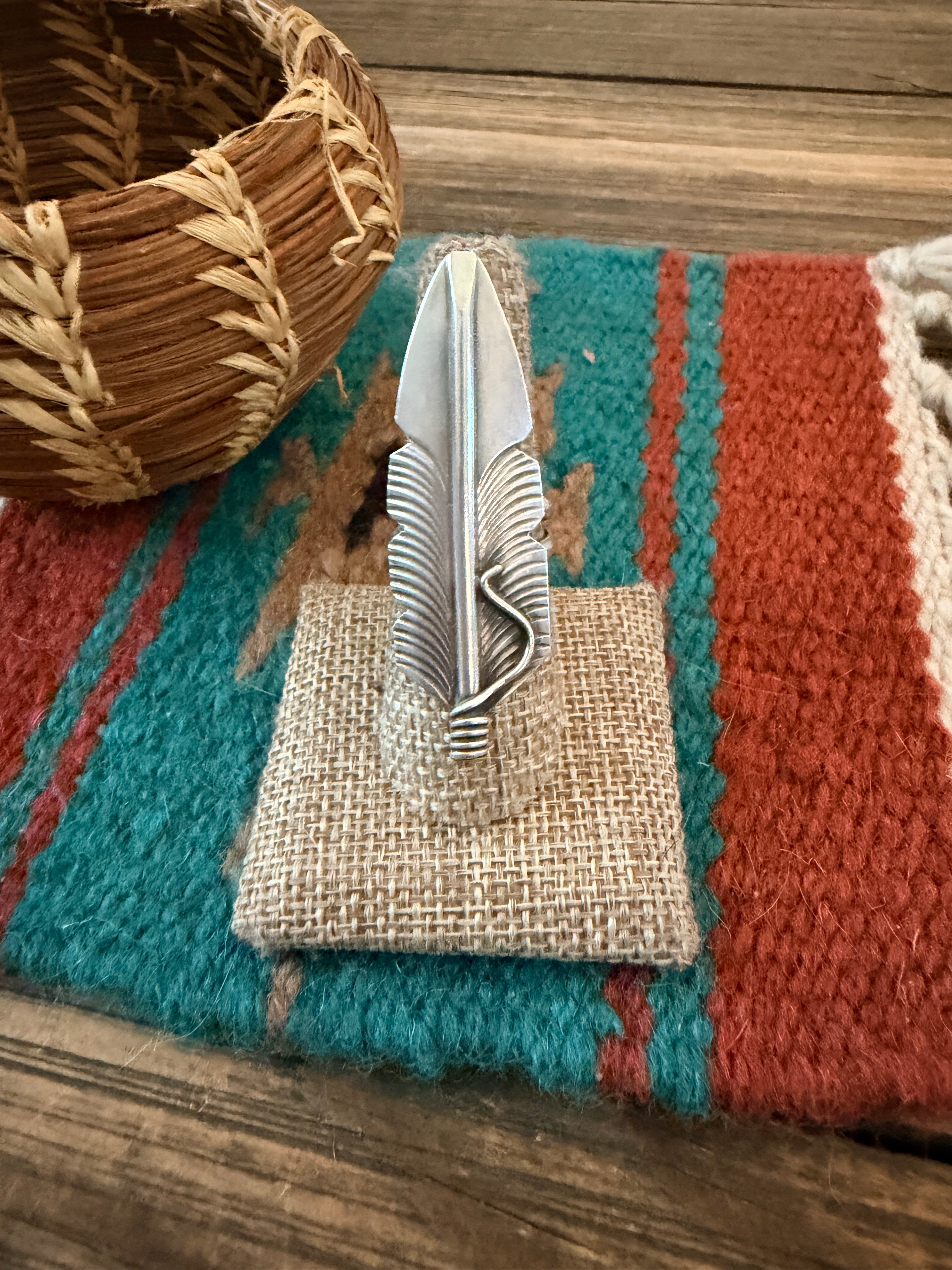 Handcrafted Sterling Silver Feather Ring