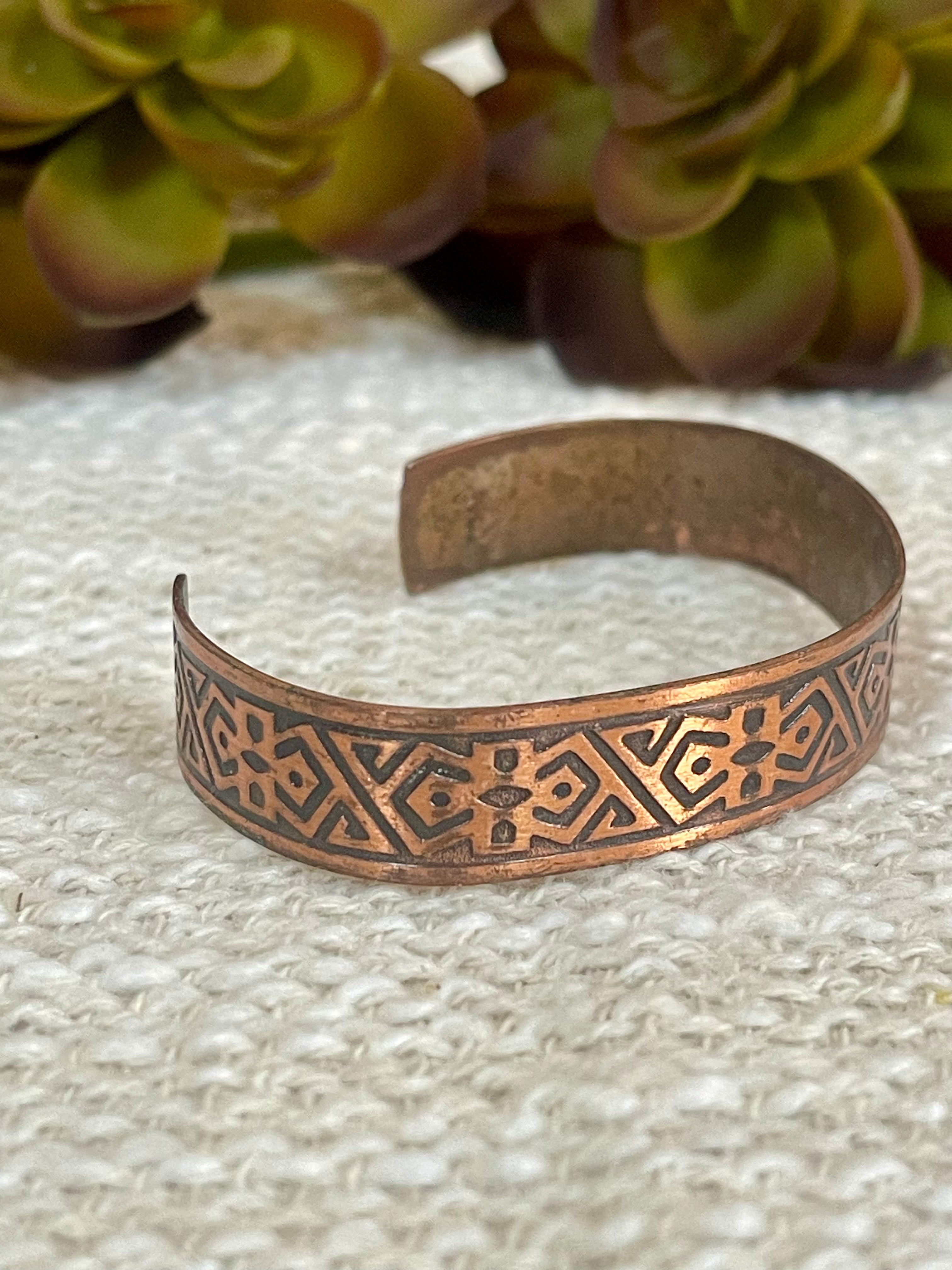 Vintage Handmade Copper Cuff