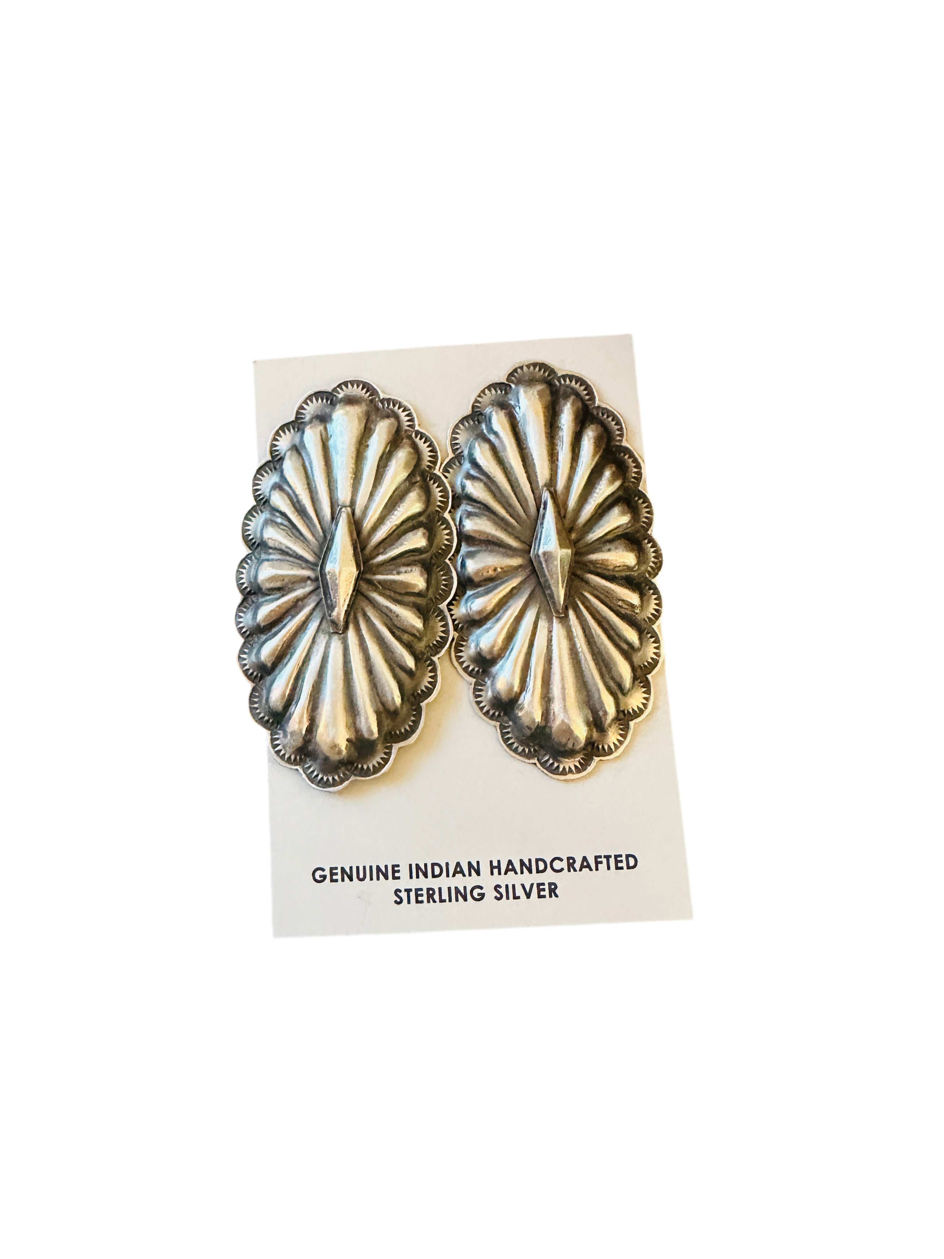 Handcrafted Sterling Silver Concho Post Earrings by Rita Lee: Cameron’s Faves ♥️