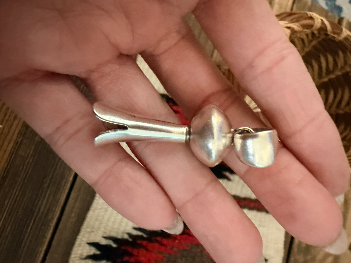 Handcrafted Sterling Silver Blossom Pendant