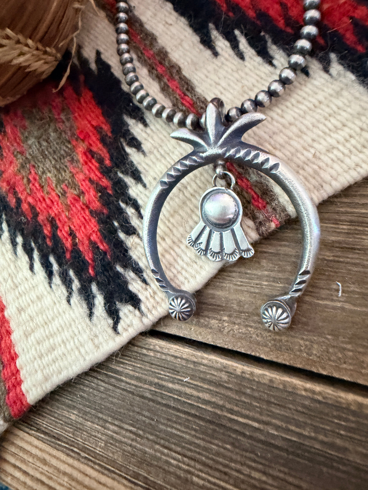 Handcrafted Sterling Silver Naja Pendant by Martha Cayatineto