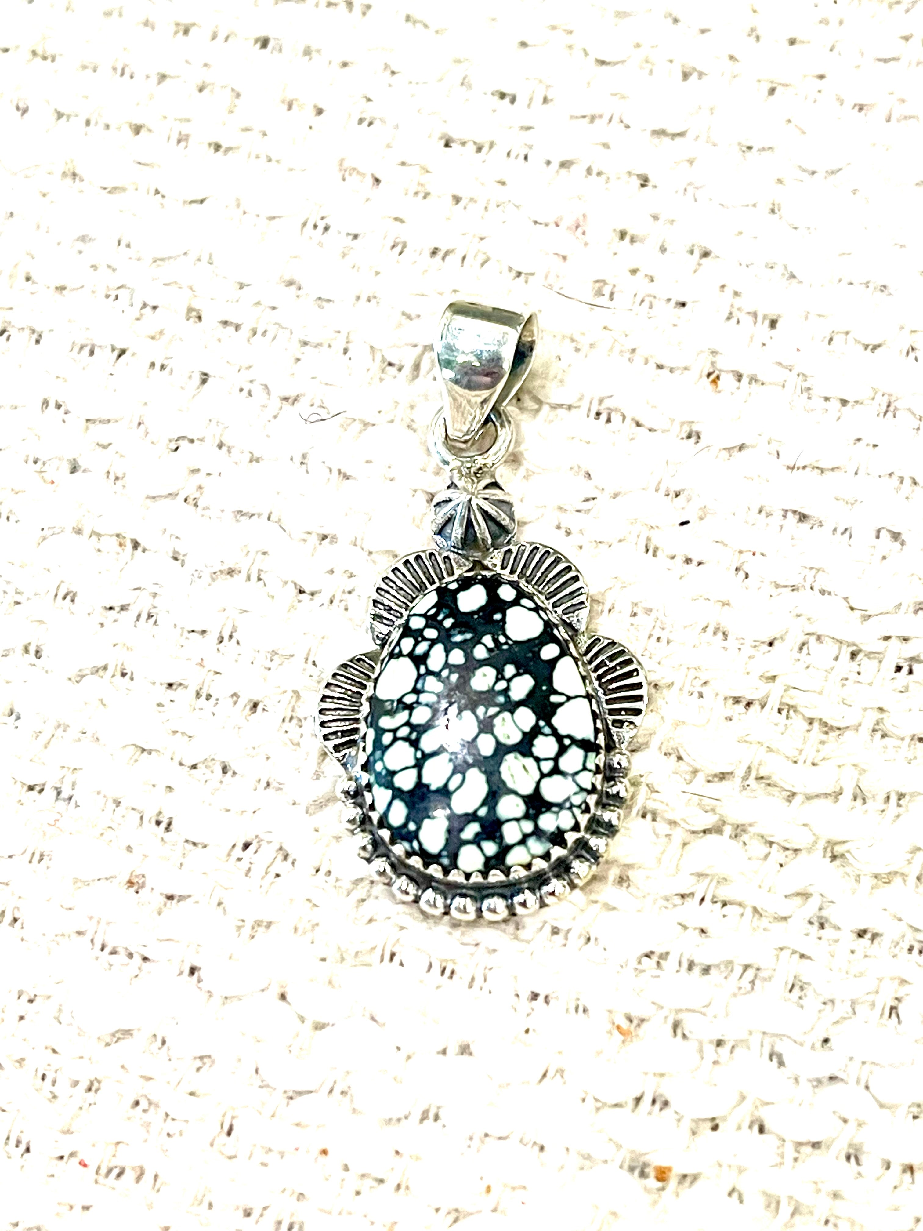 Handcrafted Sterling Silver & Variscite Pendant