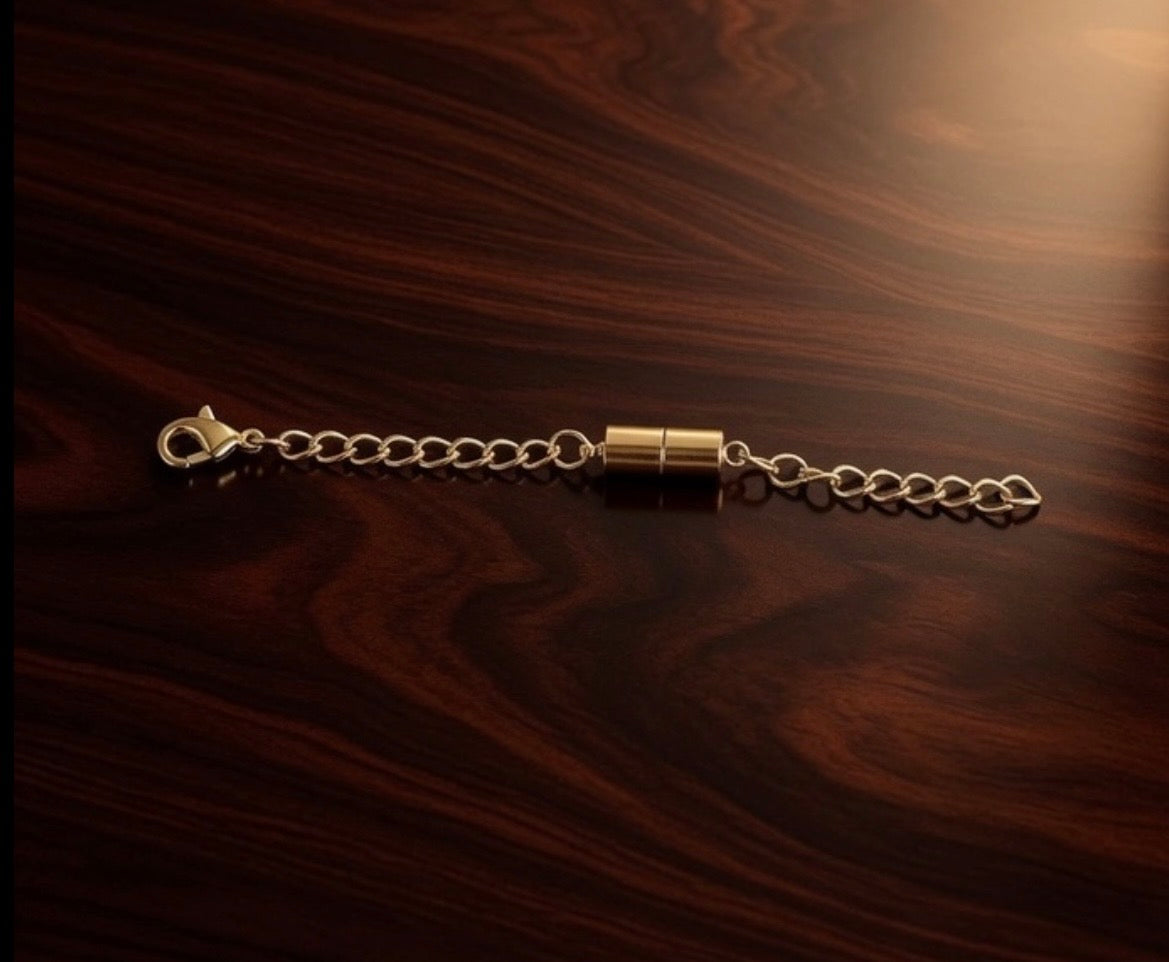 Magnetic Necklace Extender- Gold
