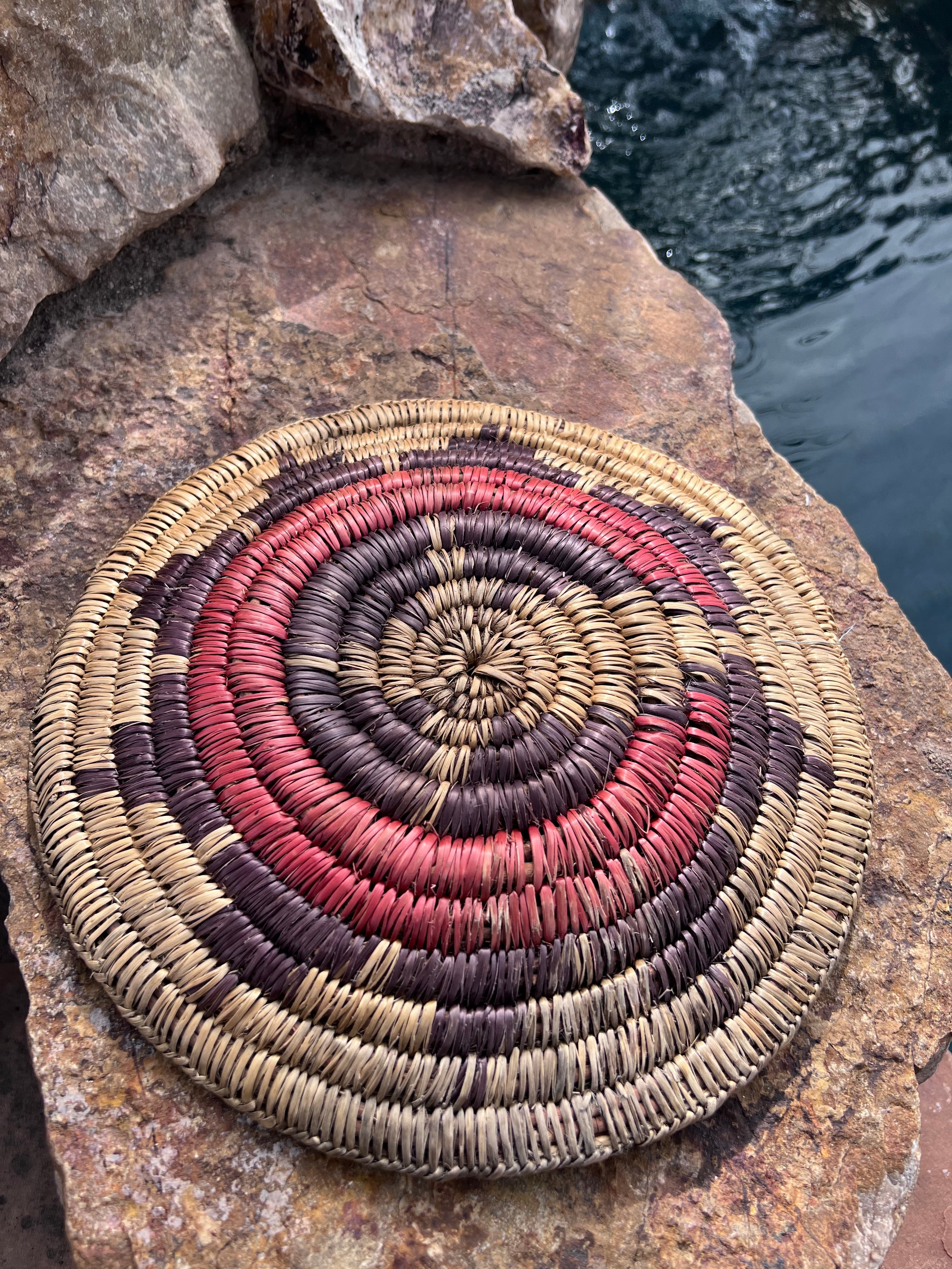 Old Pawn Handcrafted Woven Basket  #12