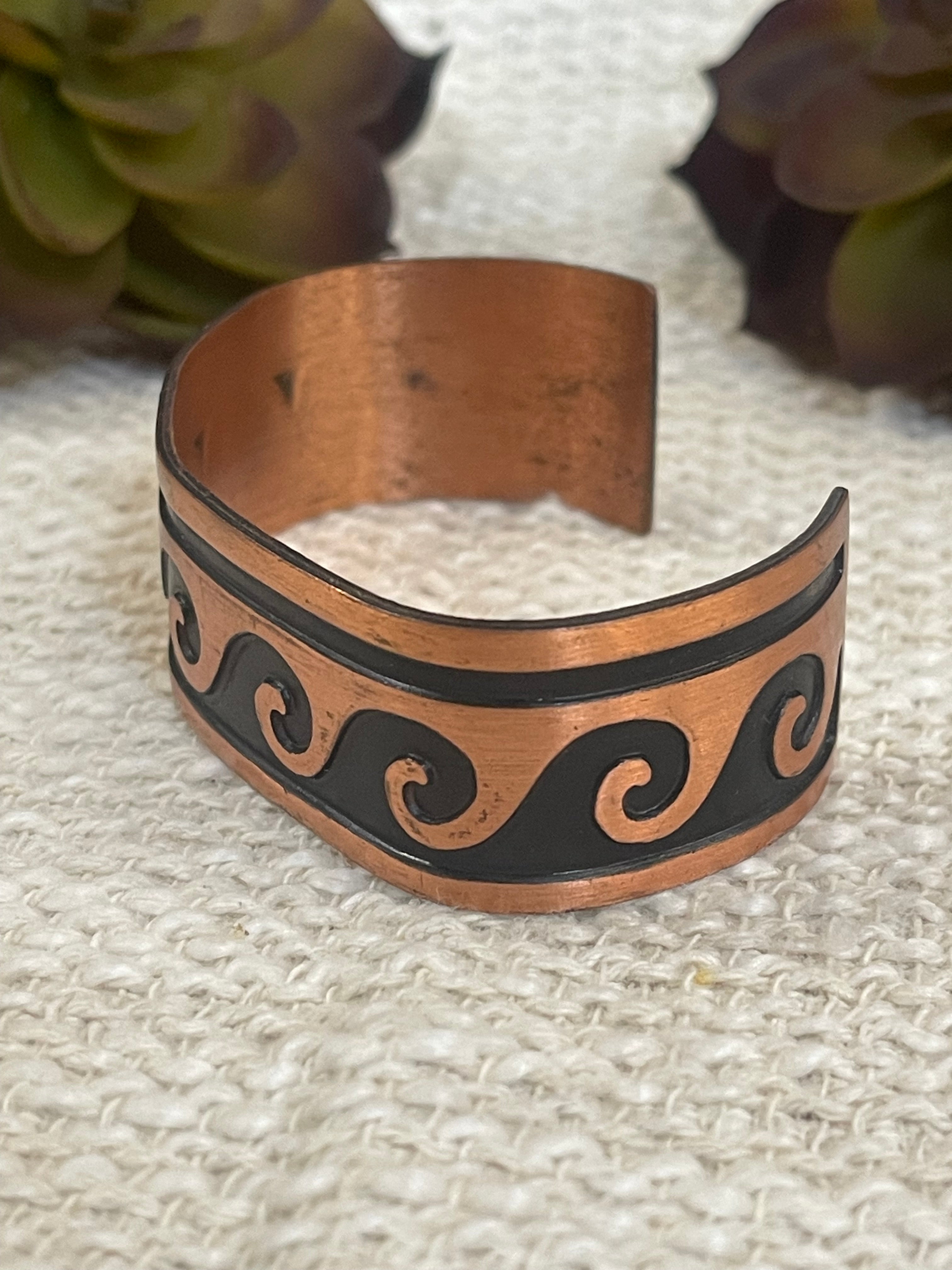 Vintage Handmade Copper Cuff