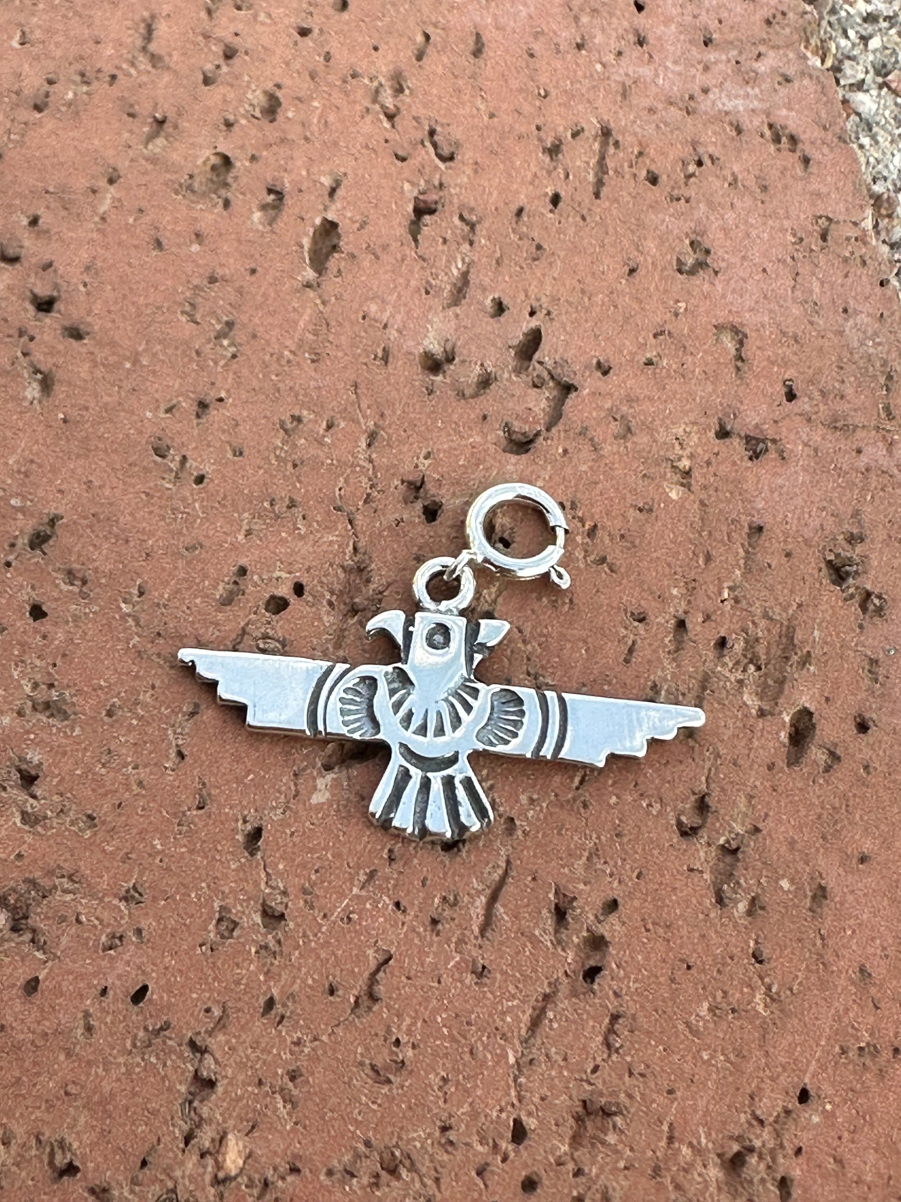 Navajo Crafted Sterling Silver Kachina  Charm