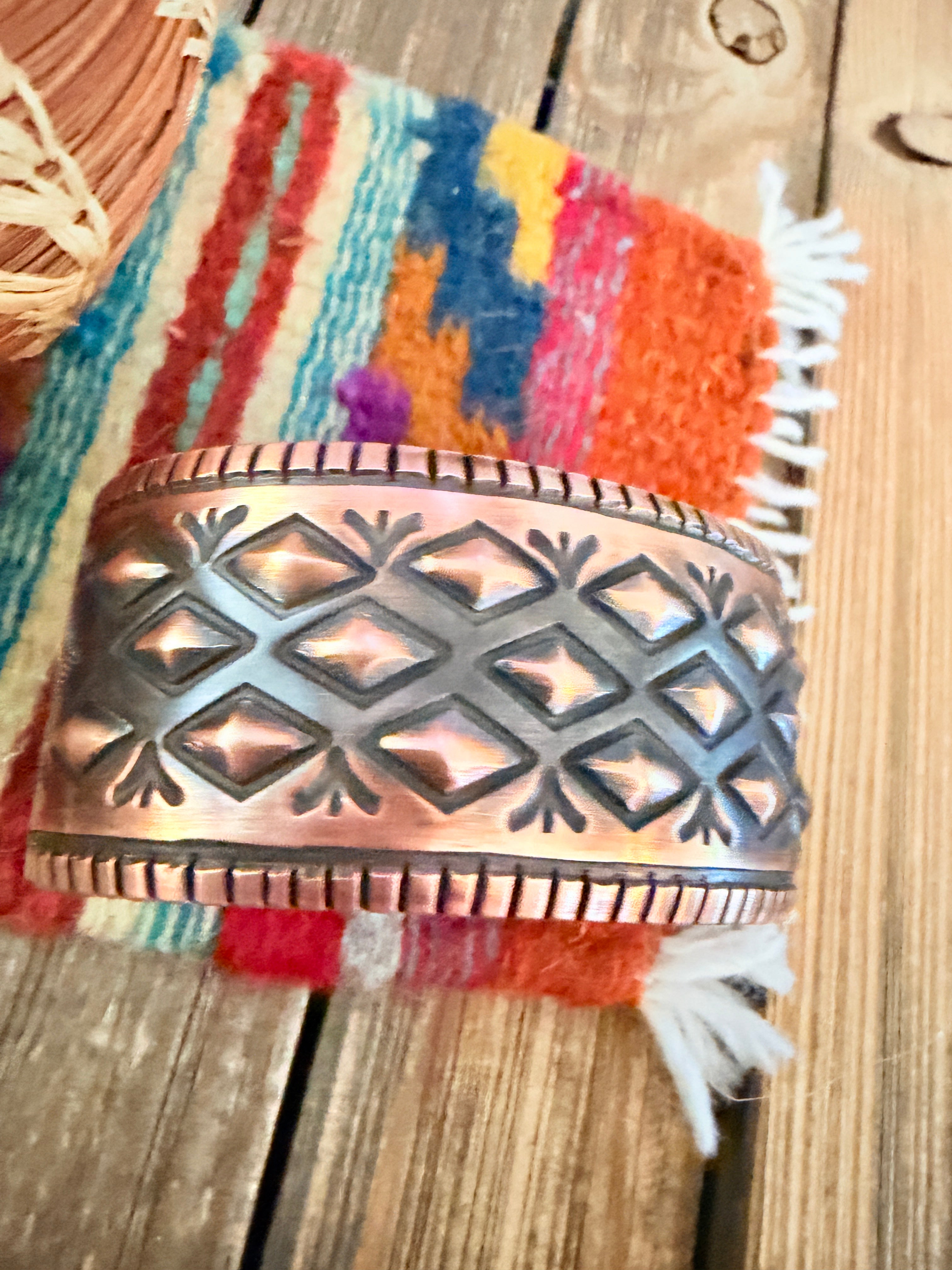 Handcrafted Copper Cuff Bracelet Jake Tahe