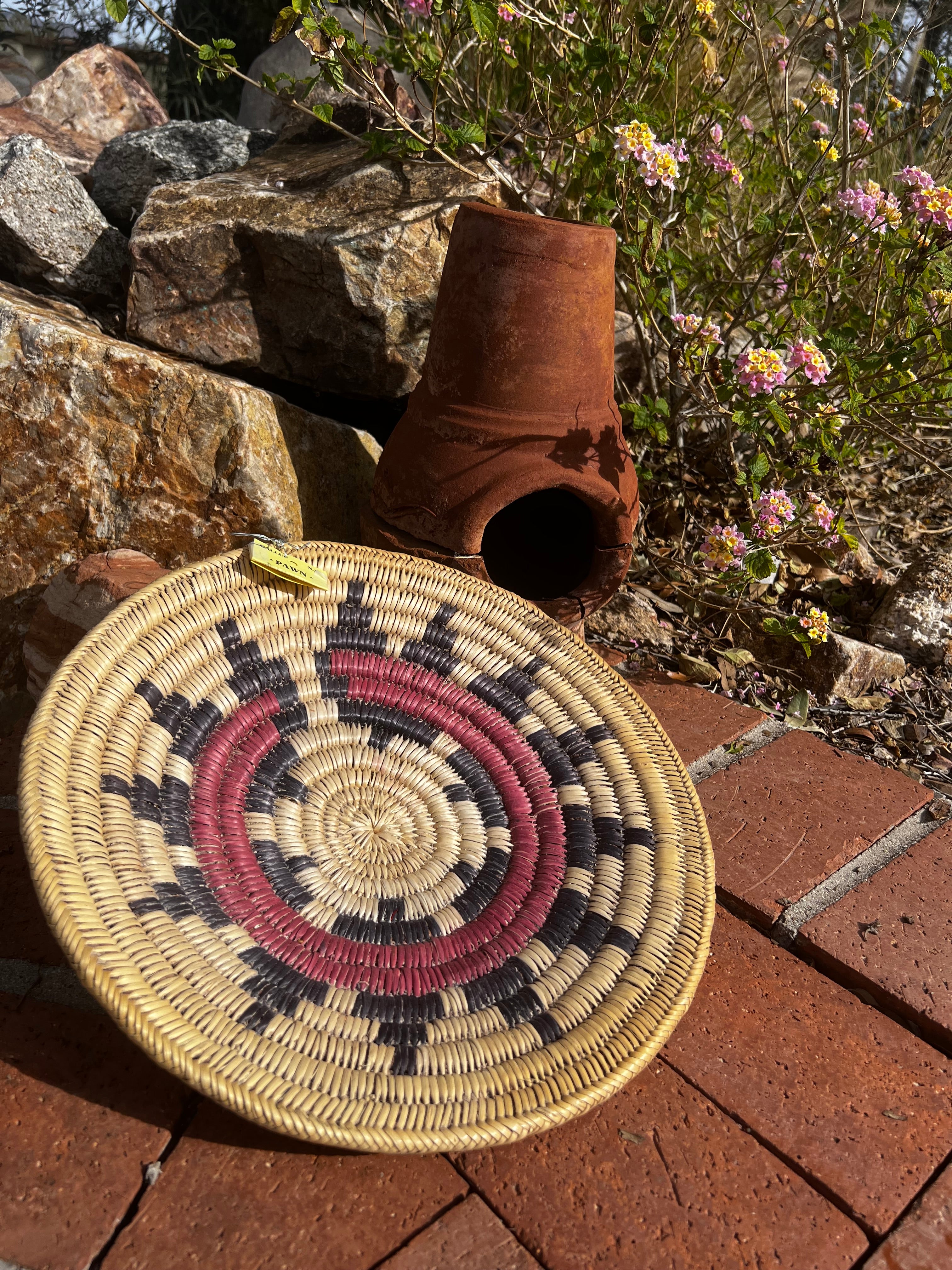 Old Pawn Handcrafted Woven Basket #6