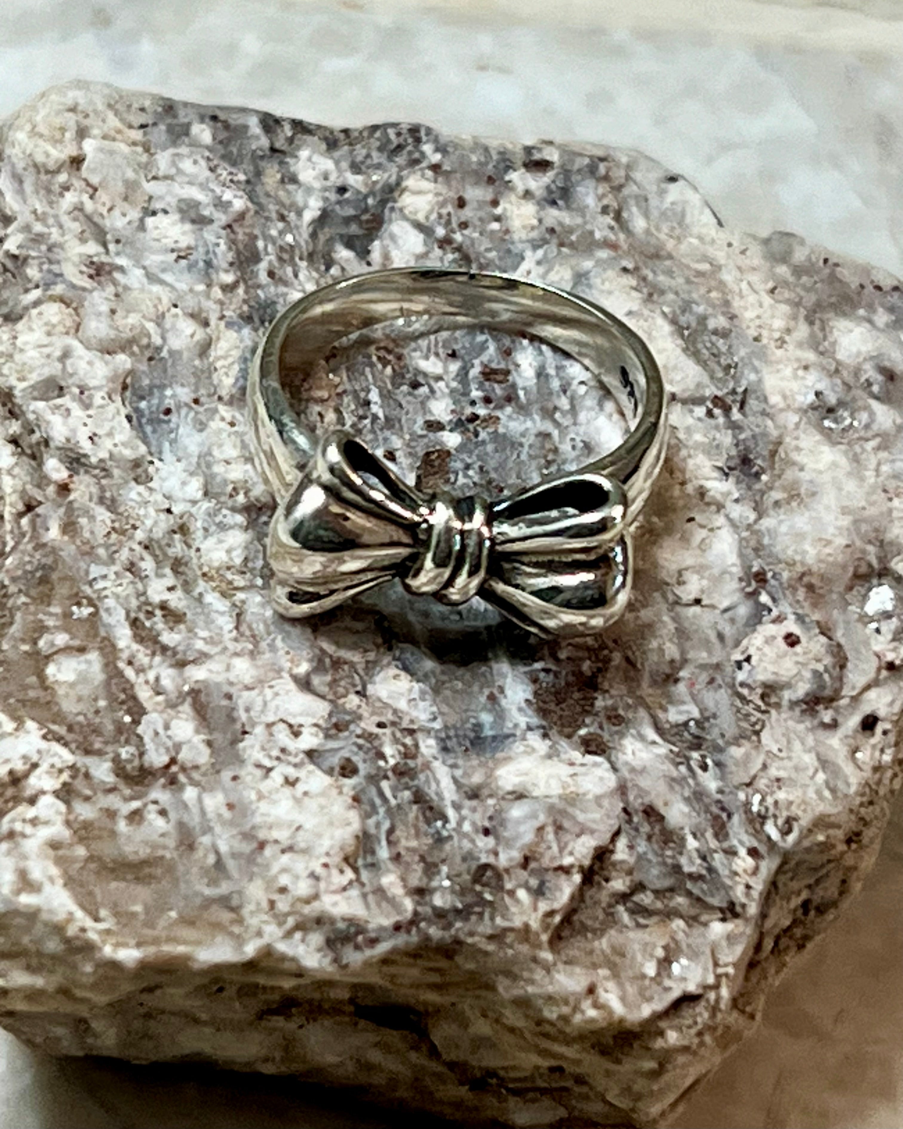 Bow Sterling Silver Ring