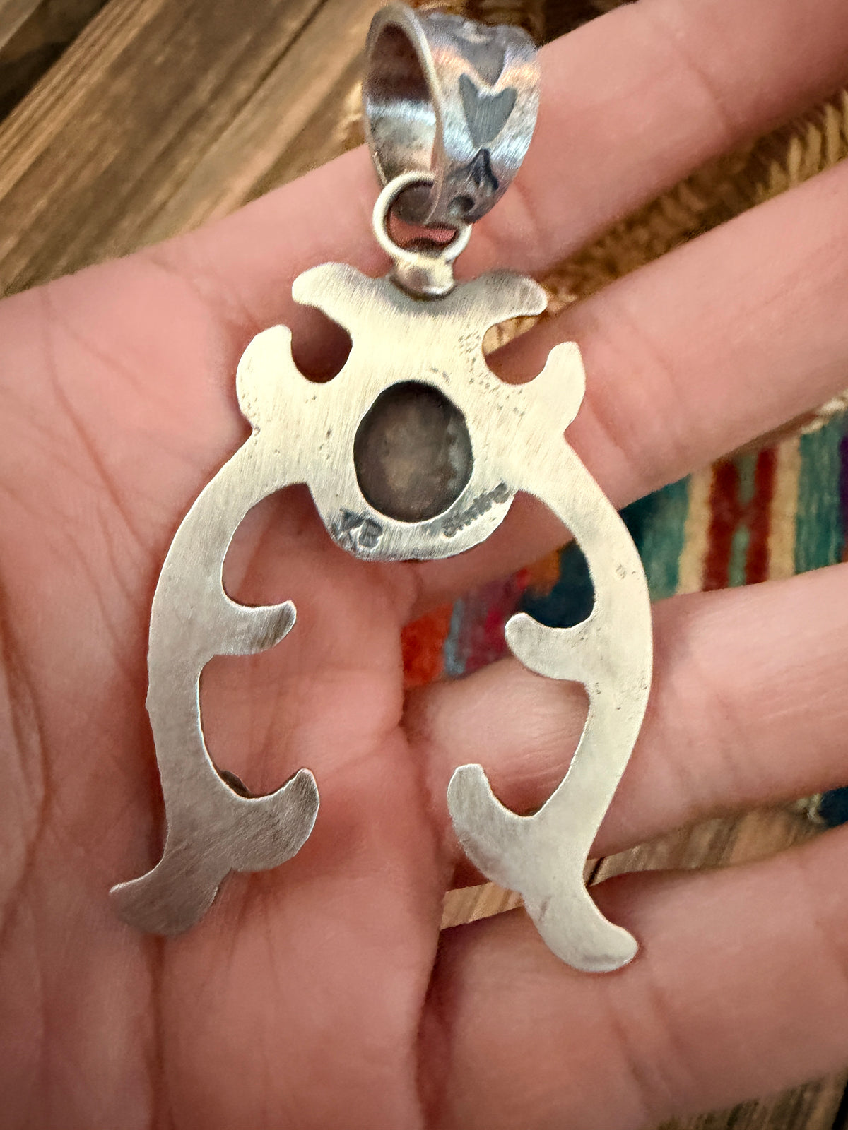 Handcrafted Sterling Silver & Queen Pink Conch Naja Pendant by Kevin Billah