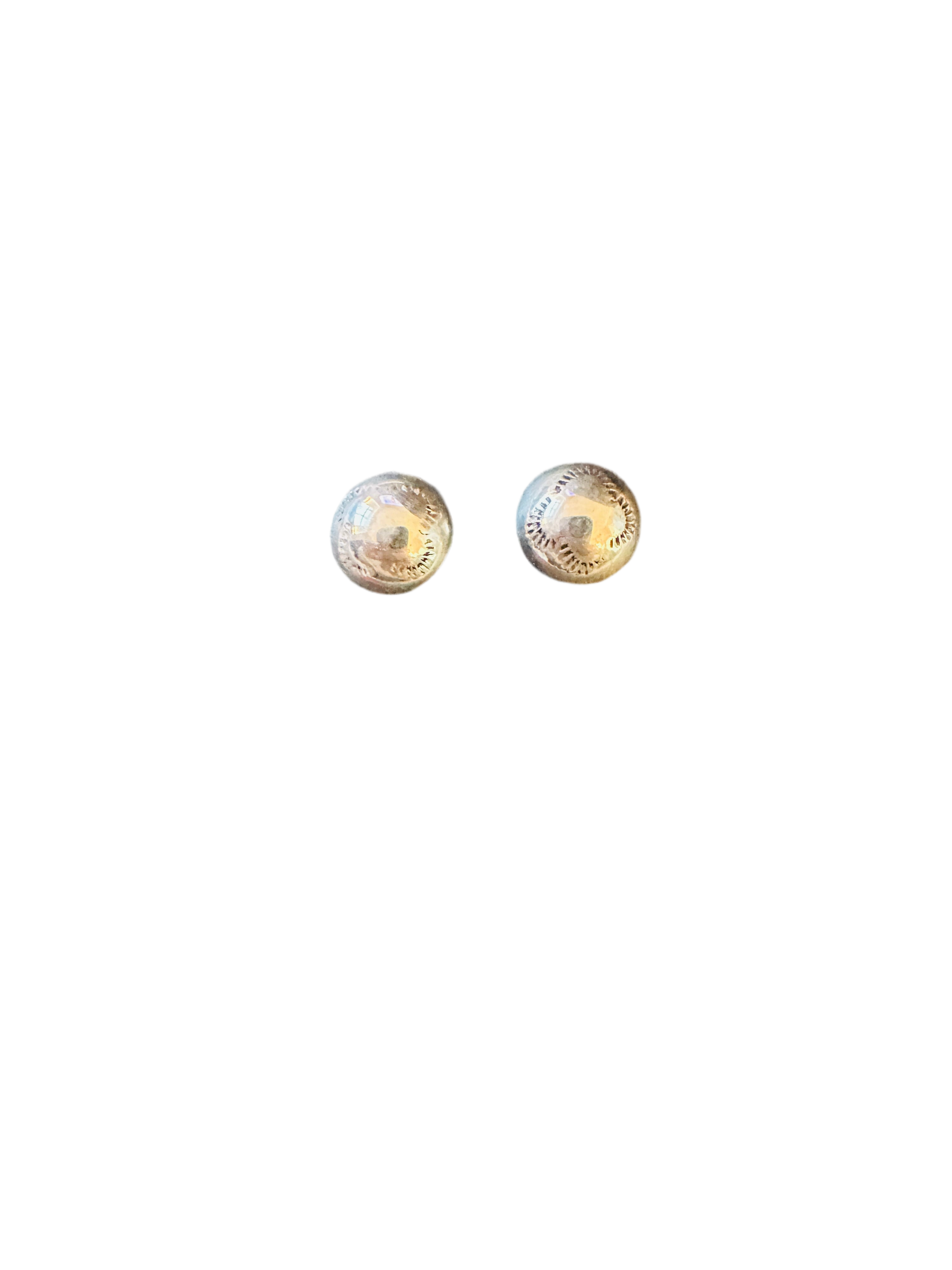 Handcrafted  Sterling Silver Ball Stud Earrings 6mm