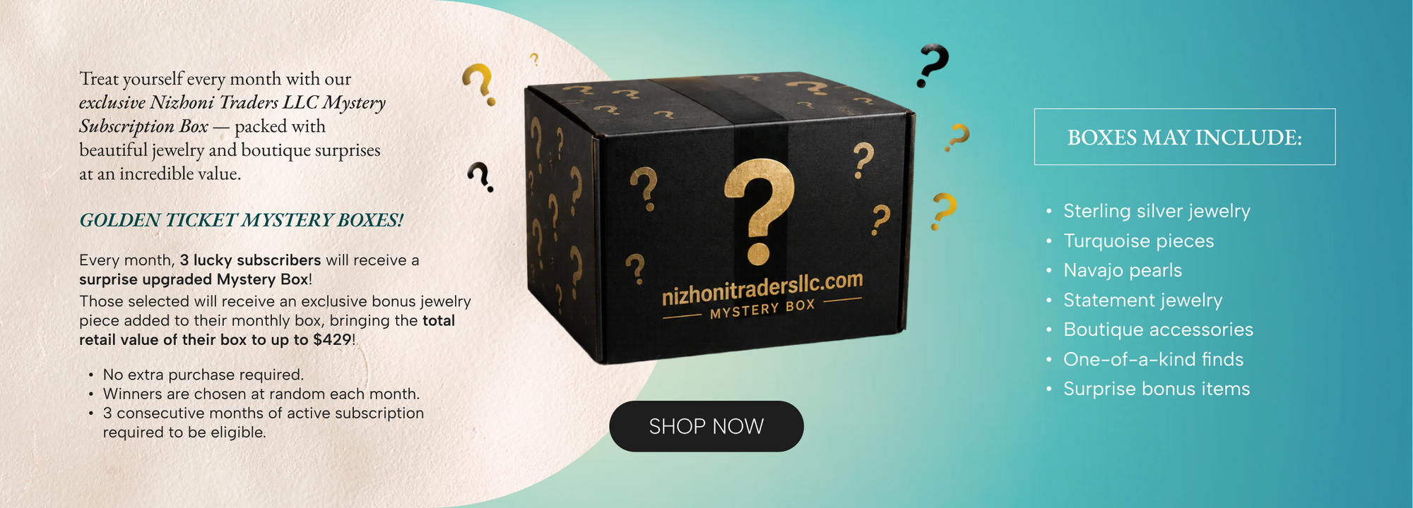 Nizhoni Traders LLC Mystery Subscription Box