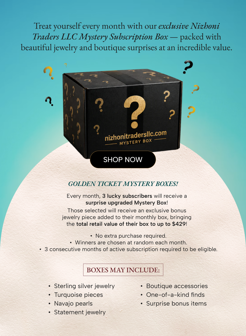 Nizhoni Traders LLC Mystery Subscription Box