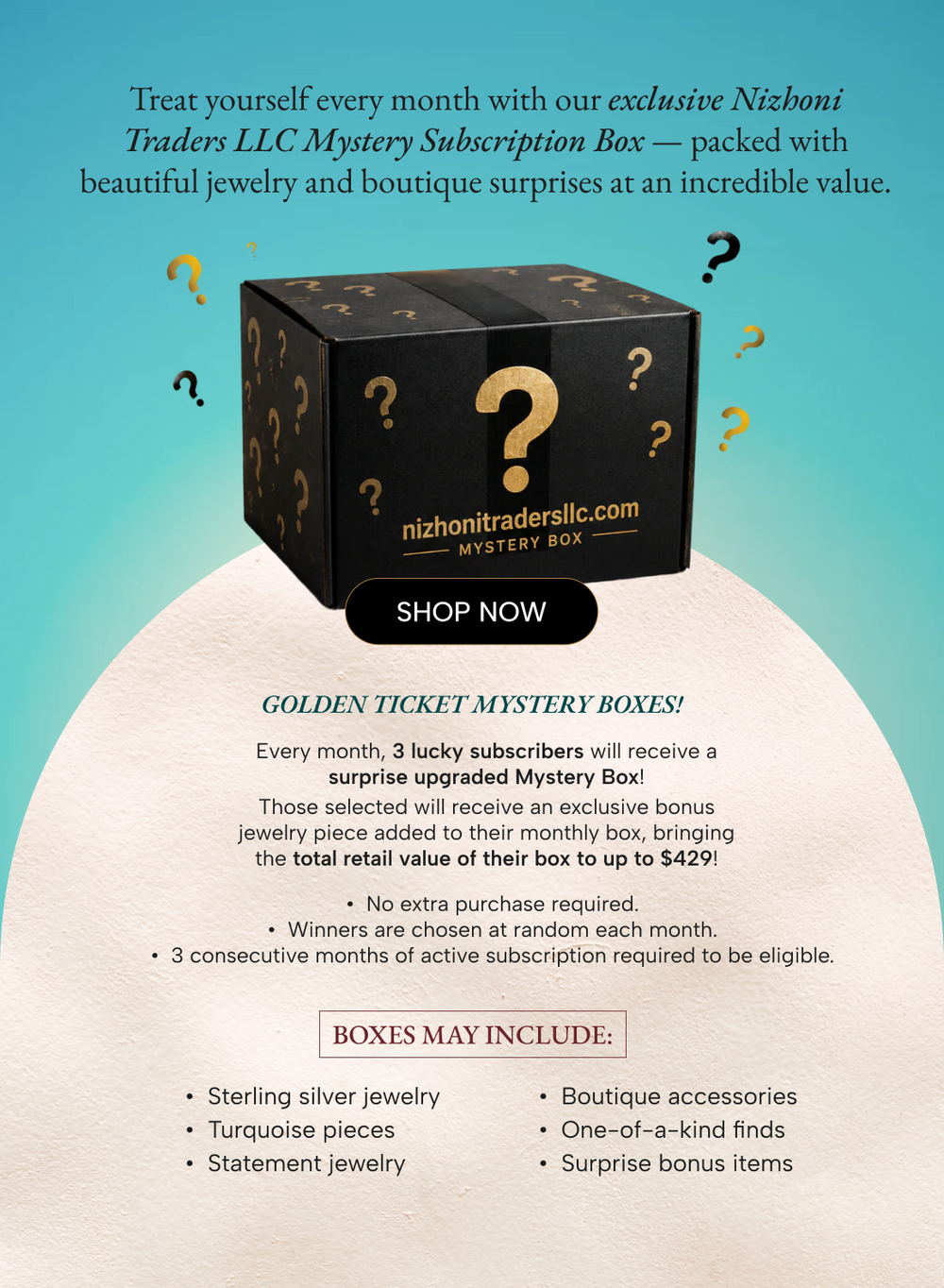 Nizhoni Traders LLC Mystery Subscription Box