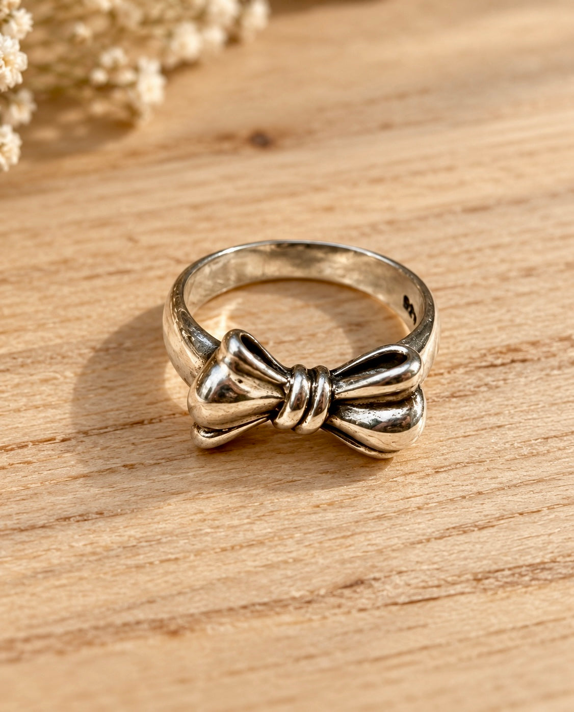 Bow Sterling Silver Ring