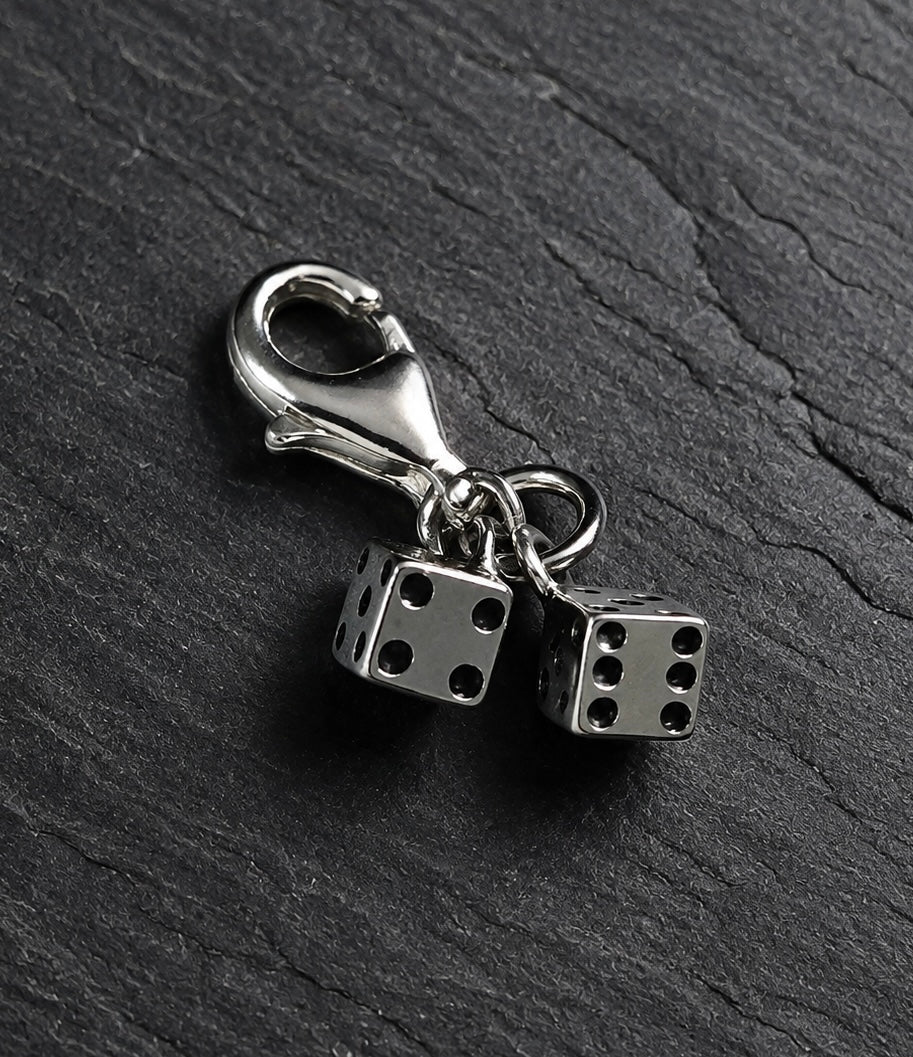 Sterling Silver Pair-Of-Dice Charm