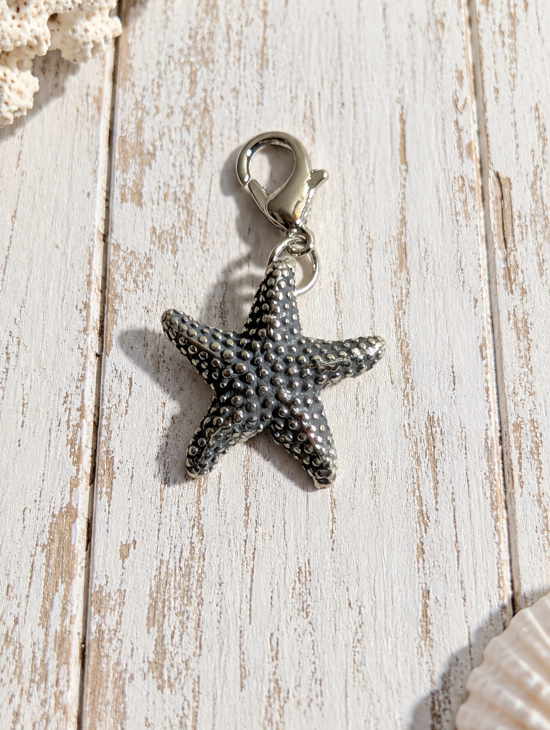 Handcrafted StarFish Ocean Charm Sterling Silver