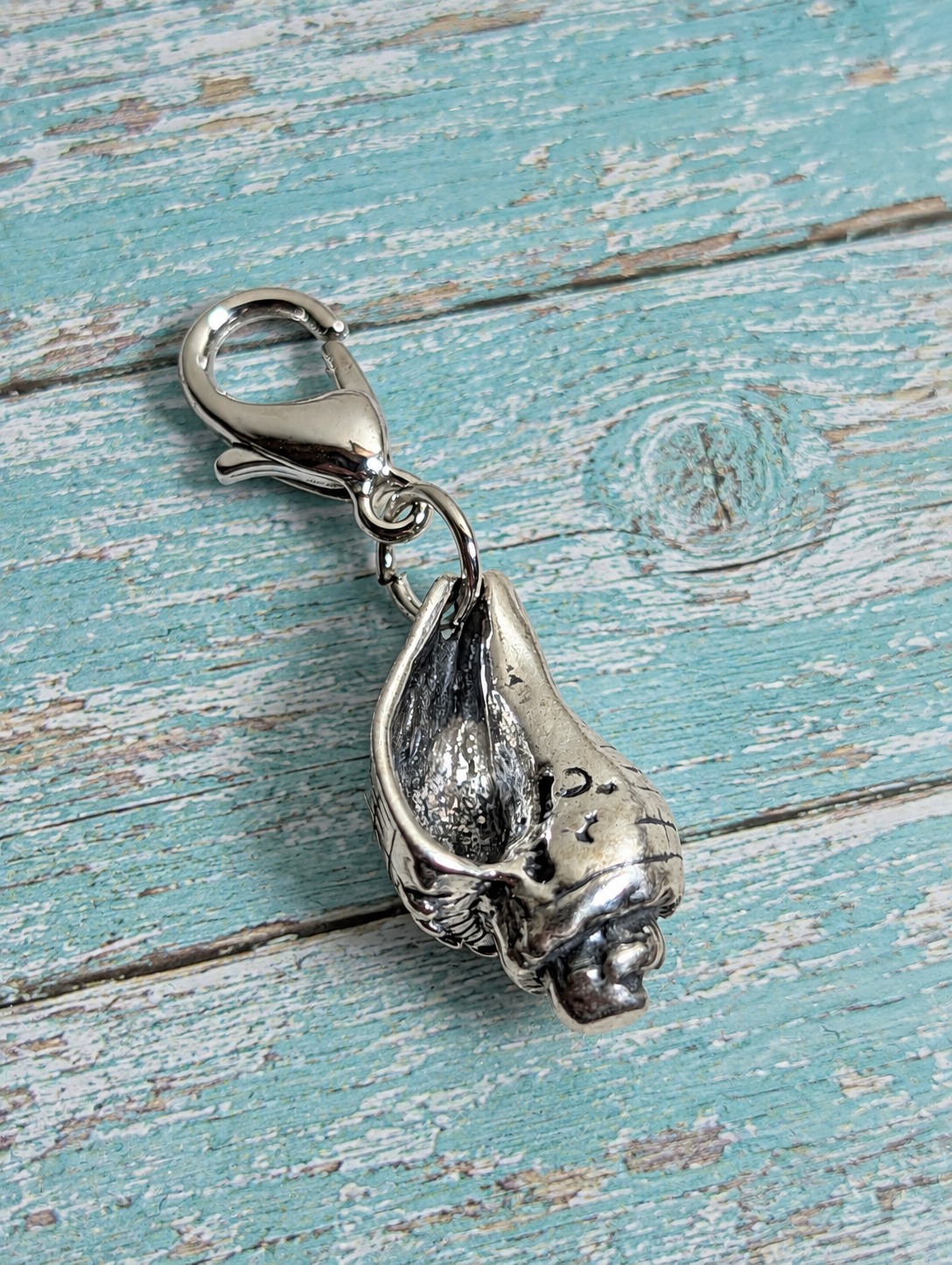 Handcrafted Sea Shell Ocean Charm Sterling Silver