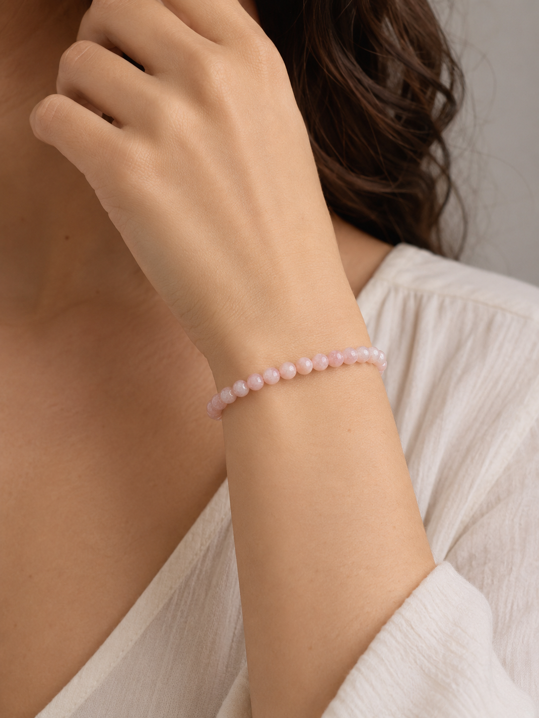 Sunstone 6mm Beaded Stretch Bracelet
