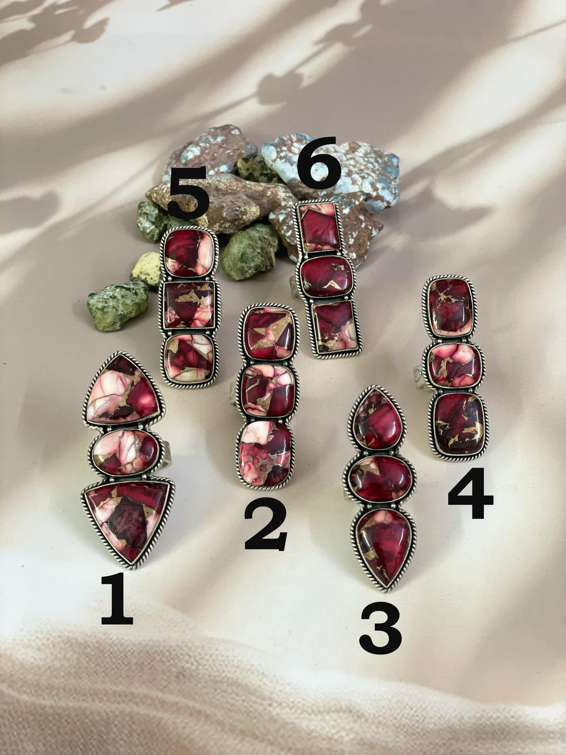 Handmade Sterling Silver Dahlia Rose Adjustable Ring with Signed Nizhoni