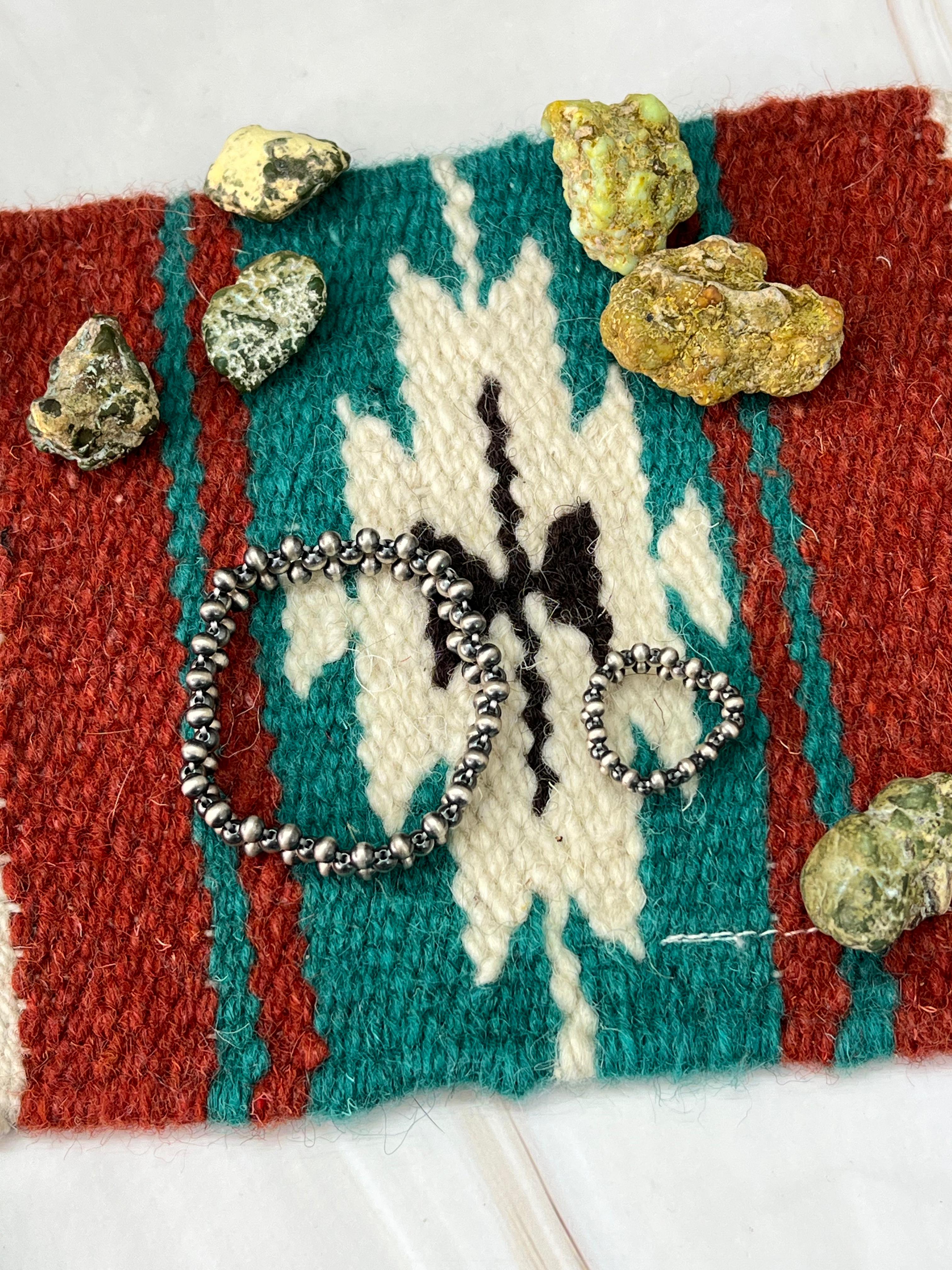 Handmade Sterling Silver Beads Bracelets Ring Set with Signed Nizhoni CAMERONS FAV