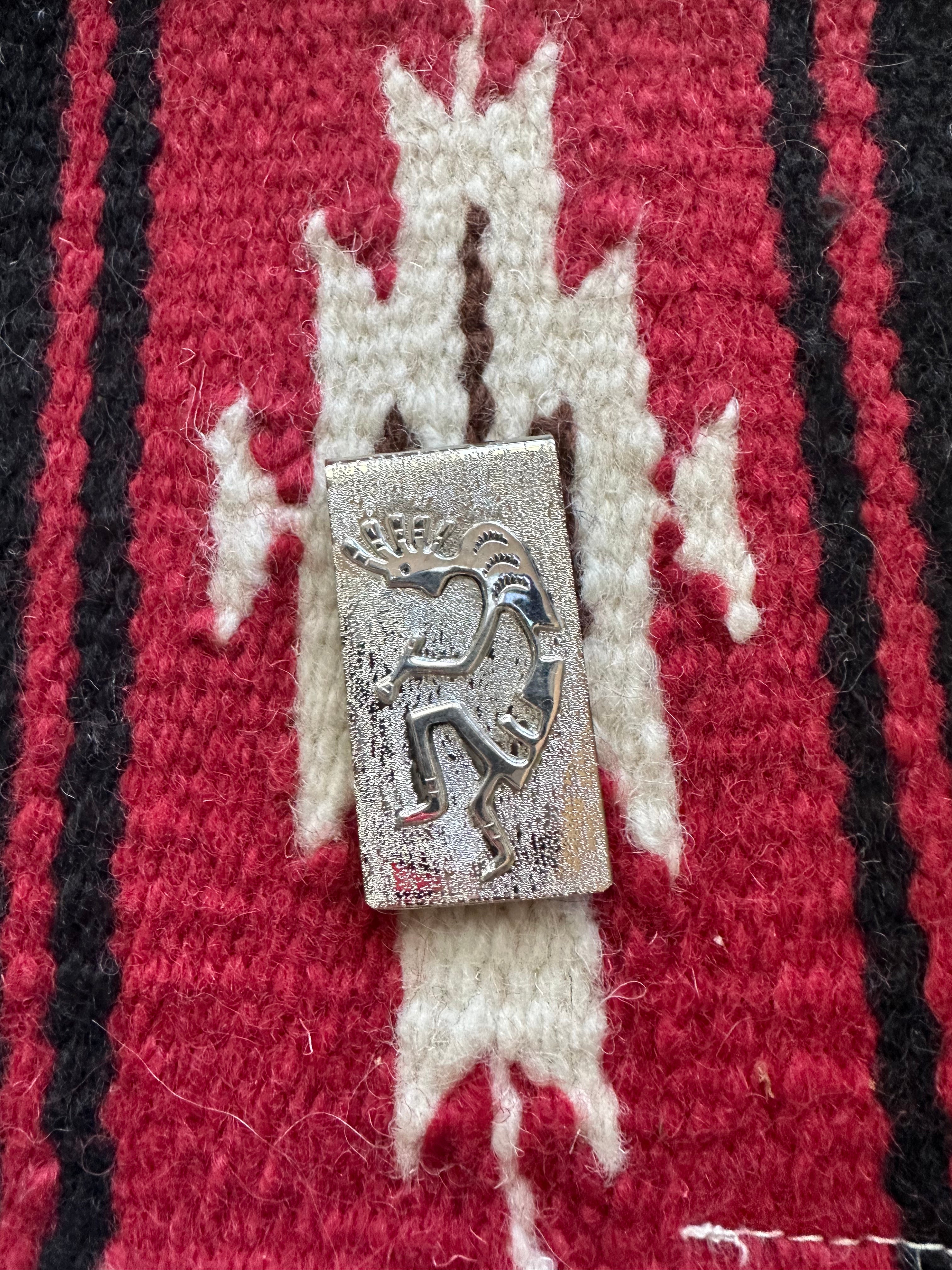 Navajo Kokopelli Sterling Silver Money Clip