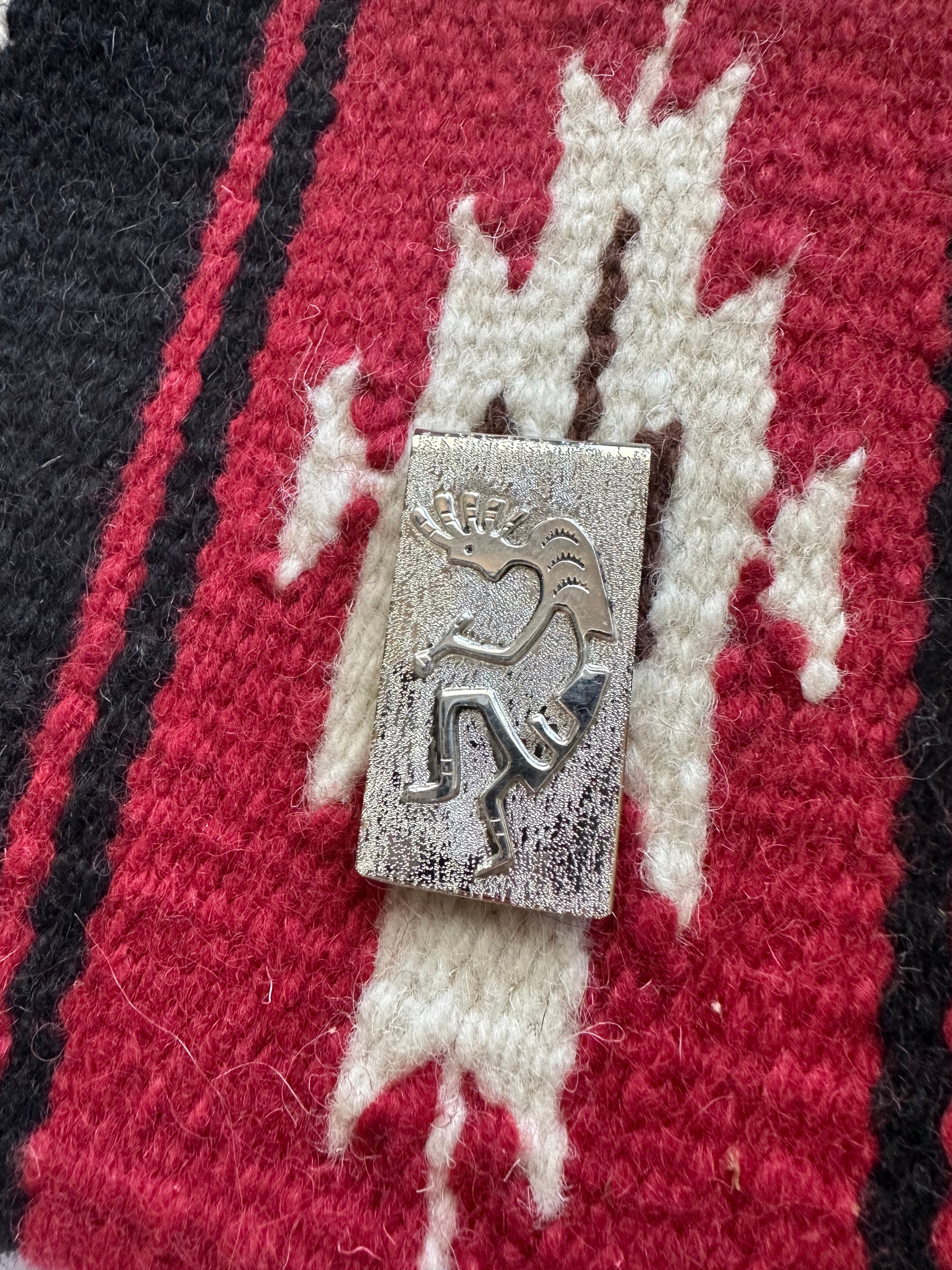 Navajo Kokopelli Sterling Silver Money Clip