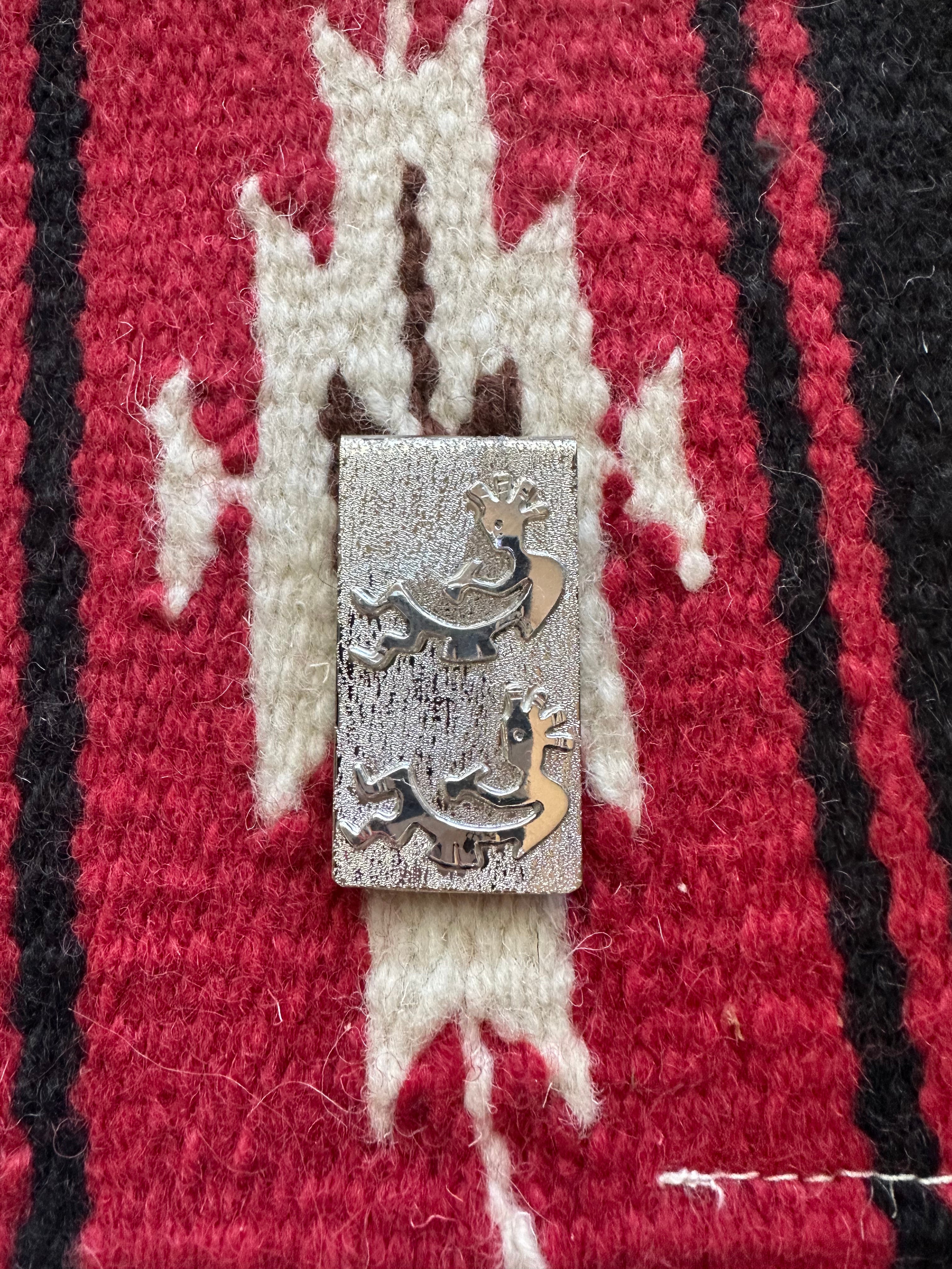 Navajo Kokopelli Sterling Silver Money Clip