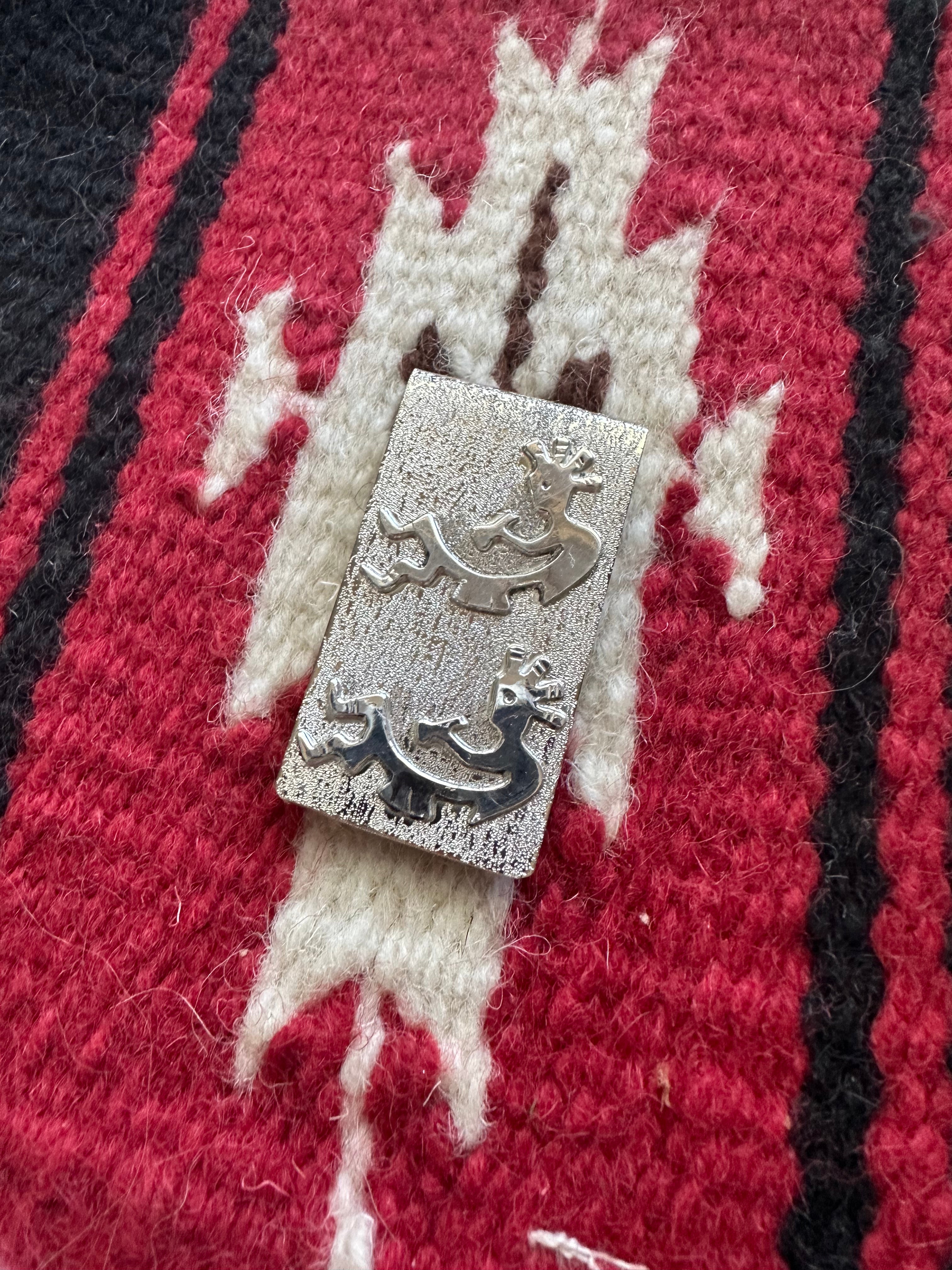 Navajo Kokopelli Sterling Silver Money Clip