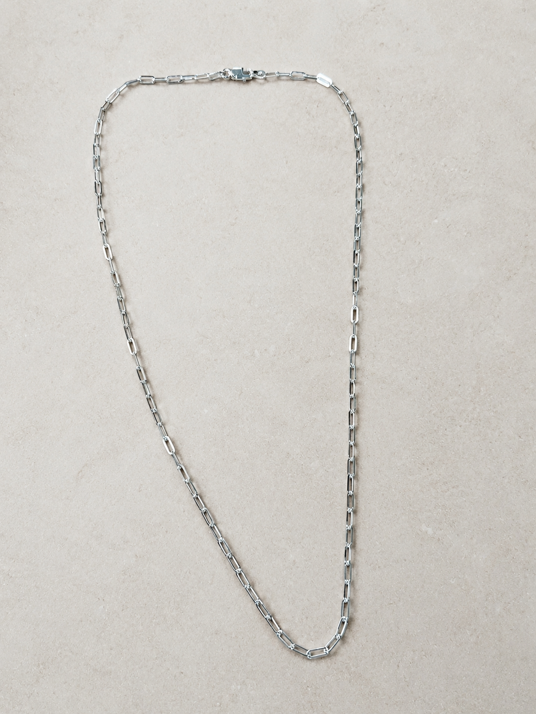 3mm Paperclip Chain 20” Necklace