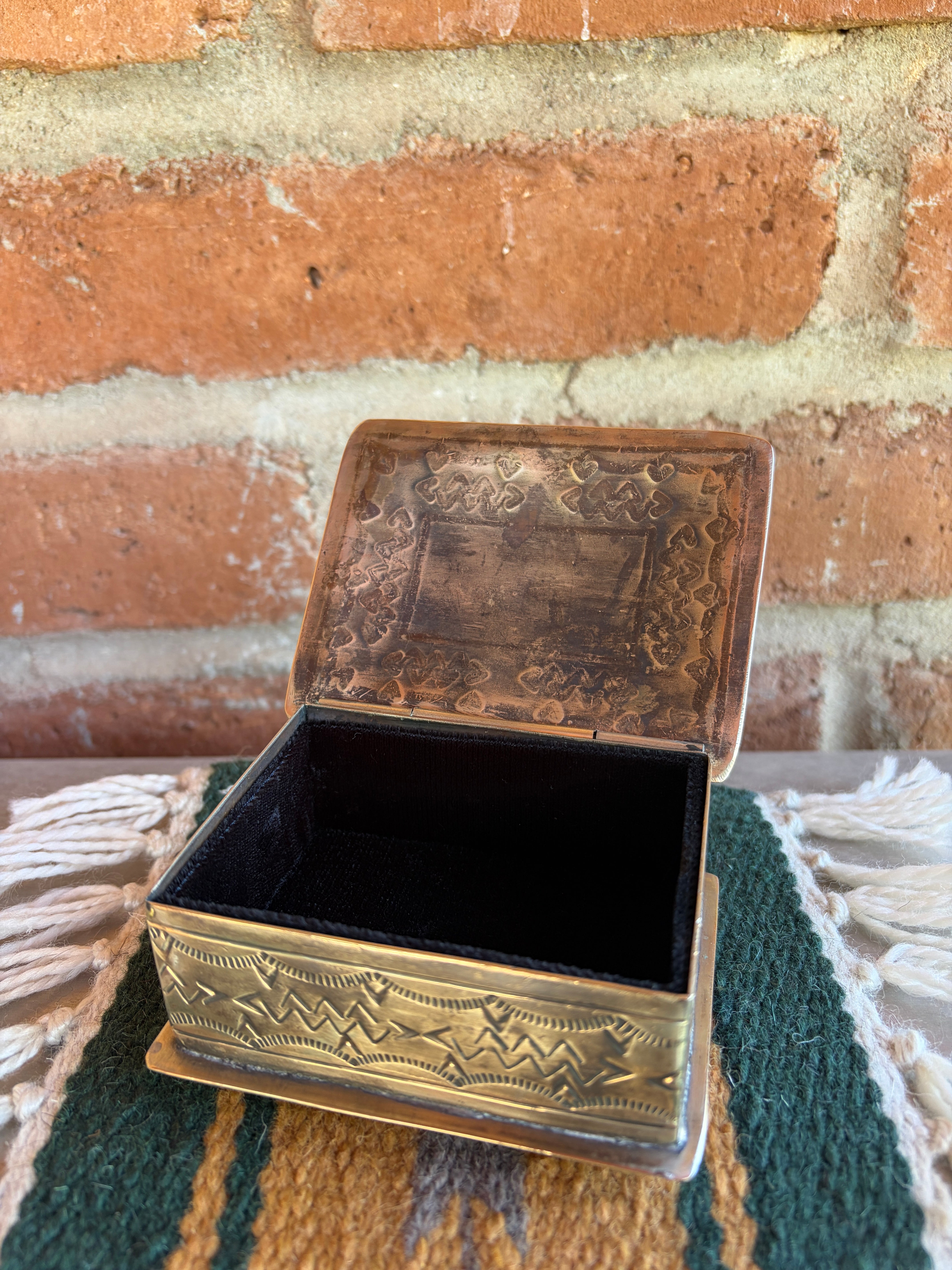 Handmade German Silver Trinket Box